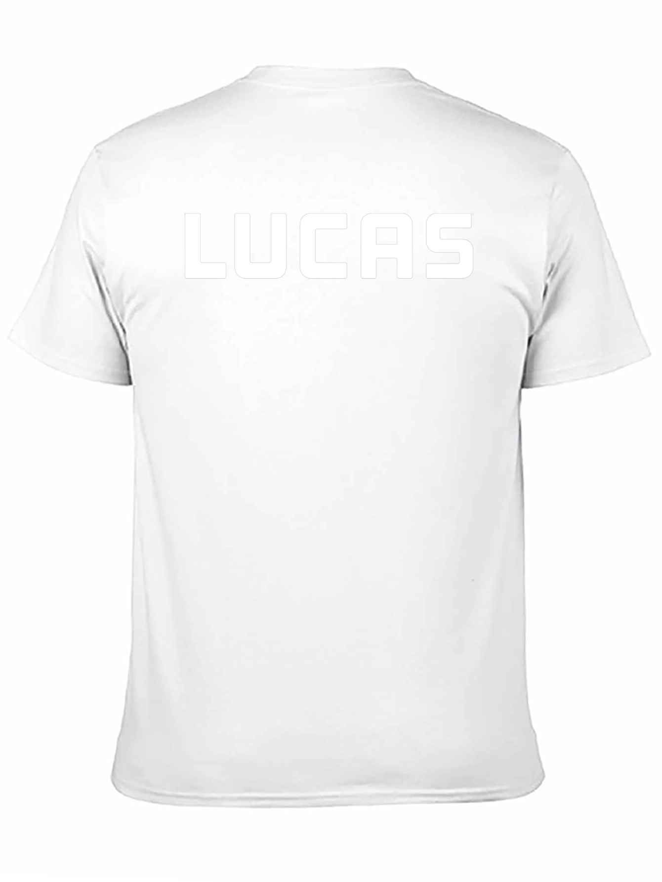 Lucas Personalized Black T-Shirt