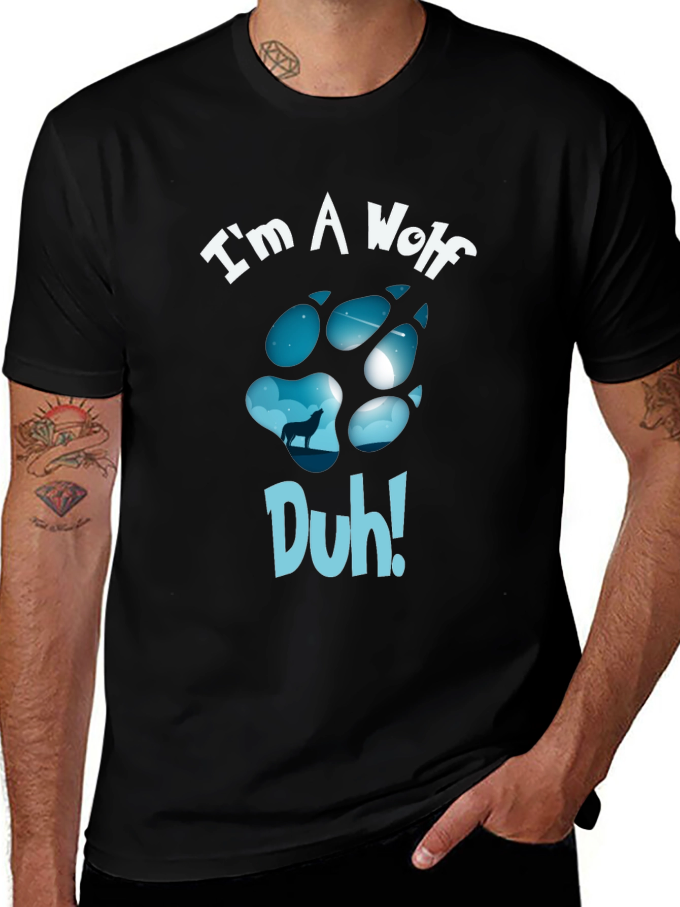 Im A Wolf Duh! Graphic Tee