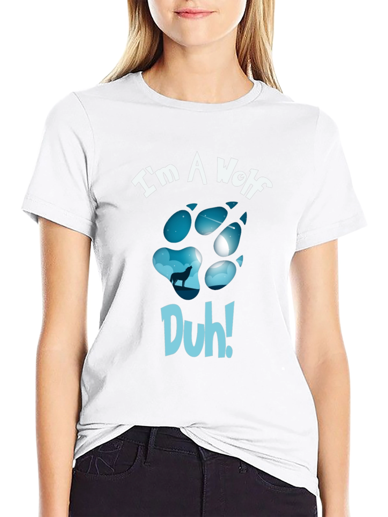 Im A Wolf Duh! Graphic Tee