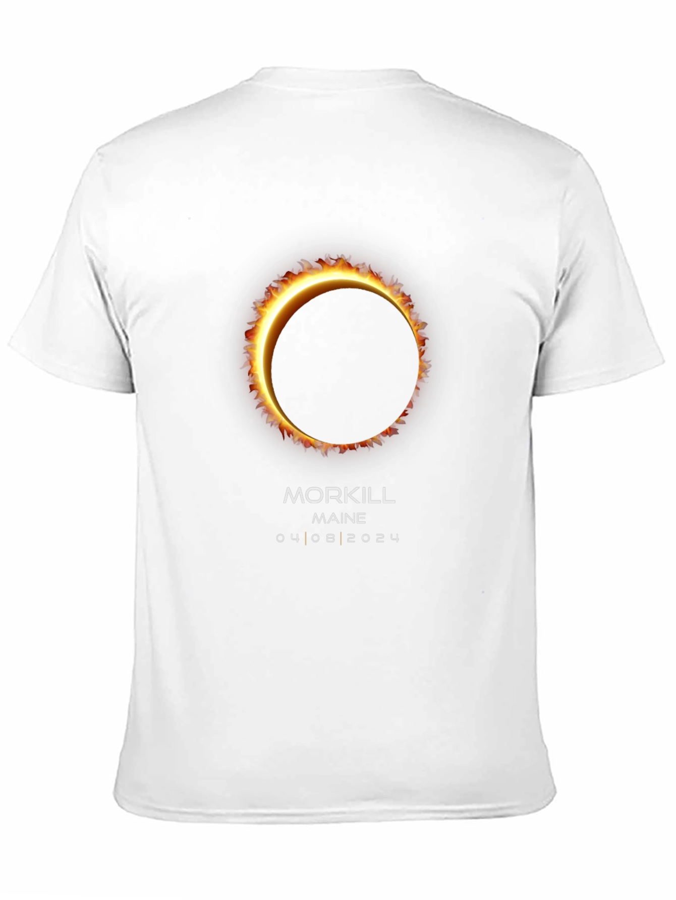 Total Solar Eclipse Morkill Maine 2024 T-Shirt
