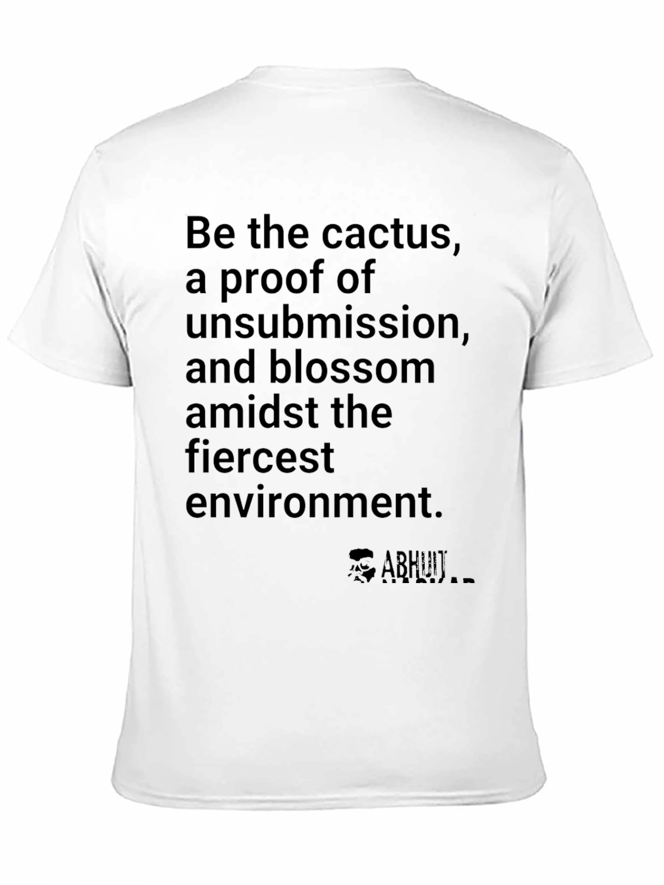 Resilient Cactus Blossom T-Shirt - Embrace the Fierce!
