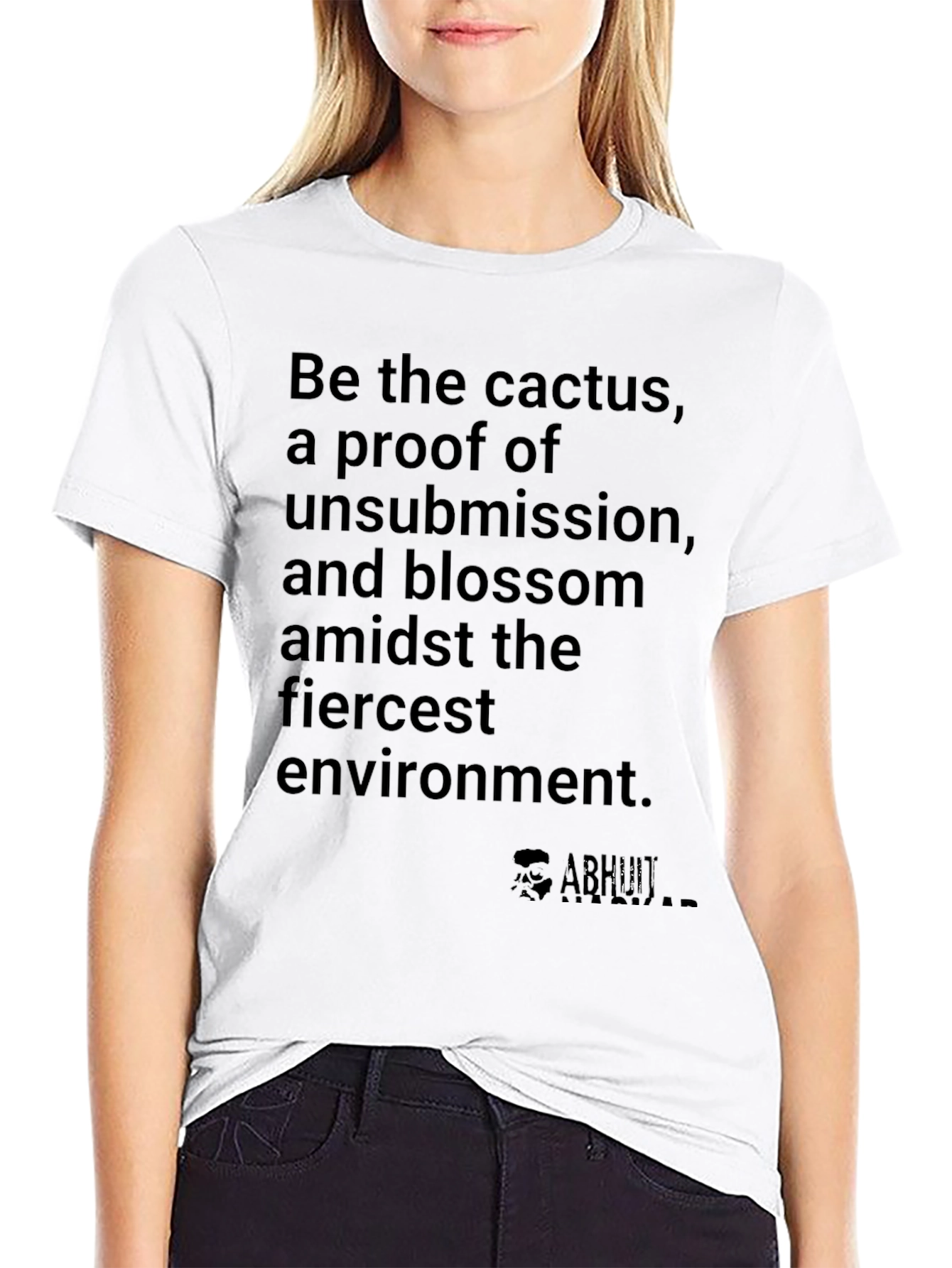 Resilient Cactus Blossom T-Shirt - Embrace the Fierce!
