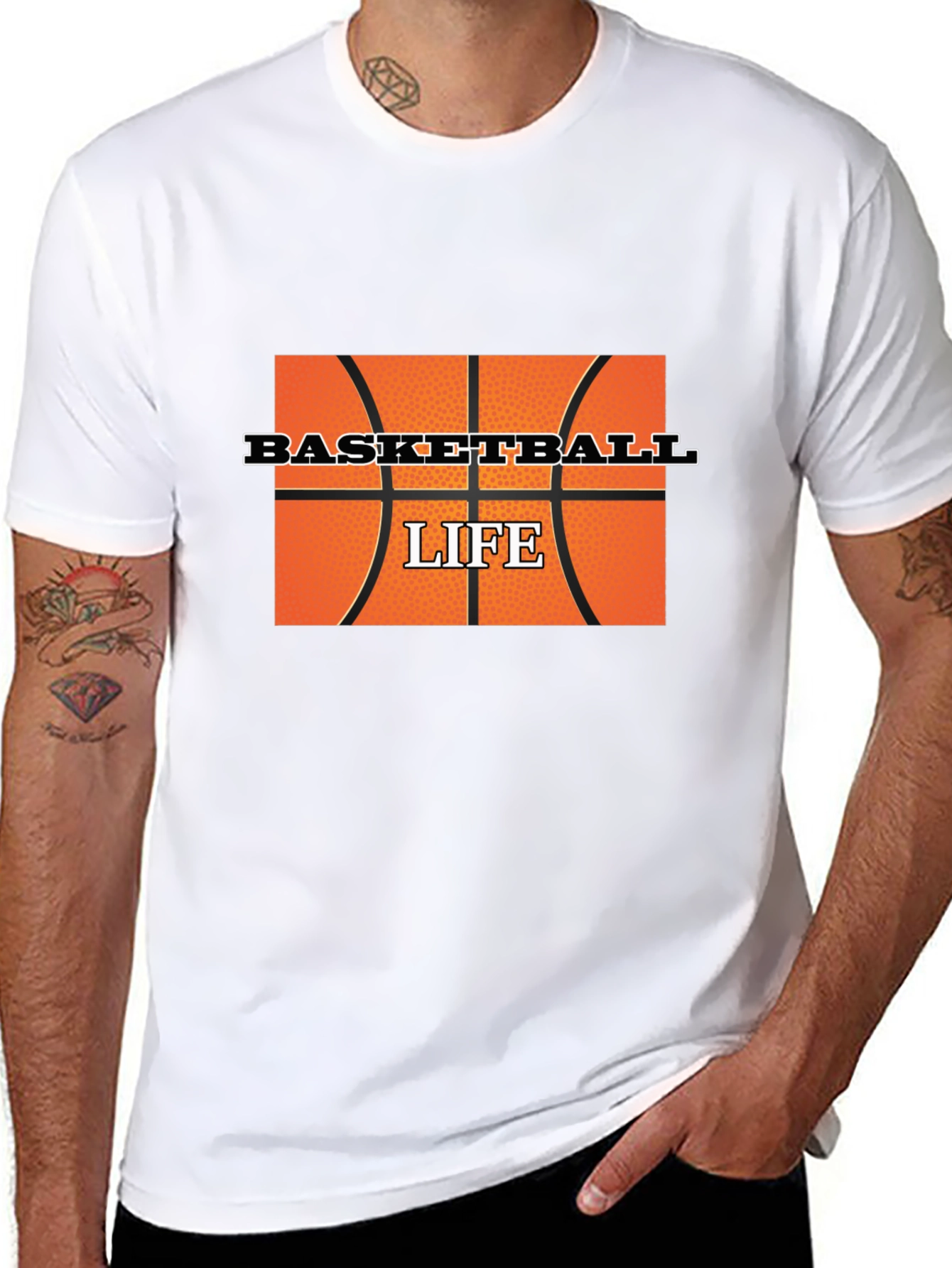 Basketball Life Graphic T-Shirt