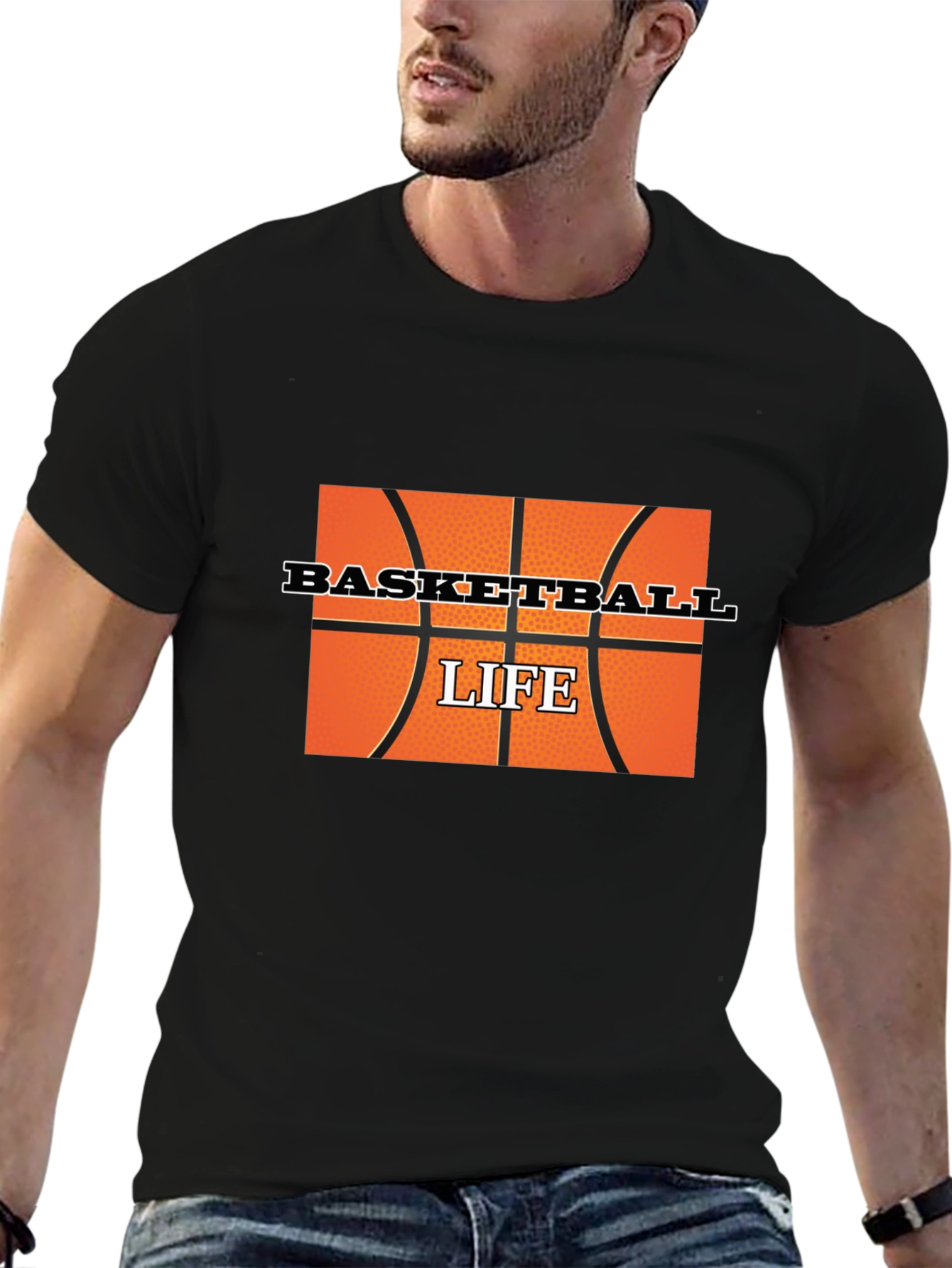 Basketball Life Graphic T-Shirt