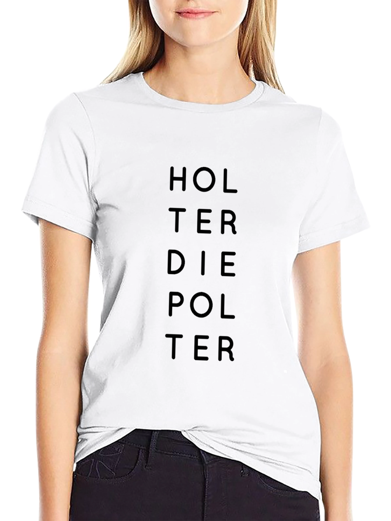 Holterdiepolter T-Shirt - Stylish Black Cotton Tee