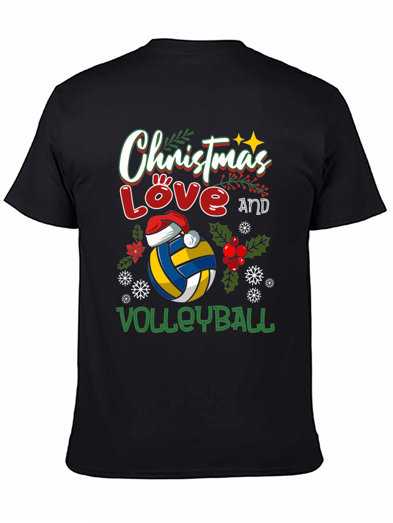 Christmas Love Volleyball T-Shirt