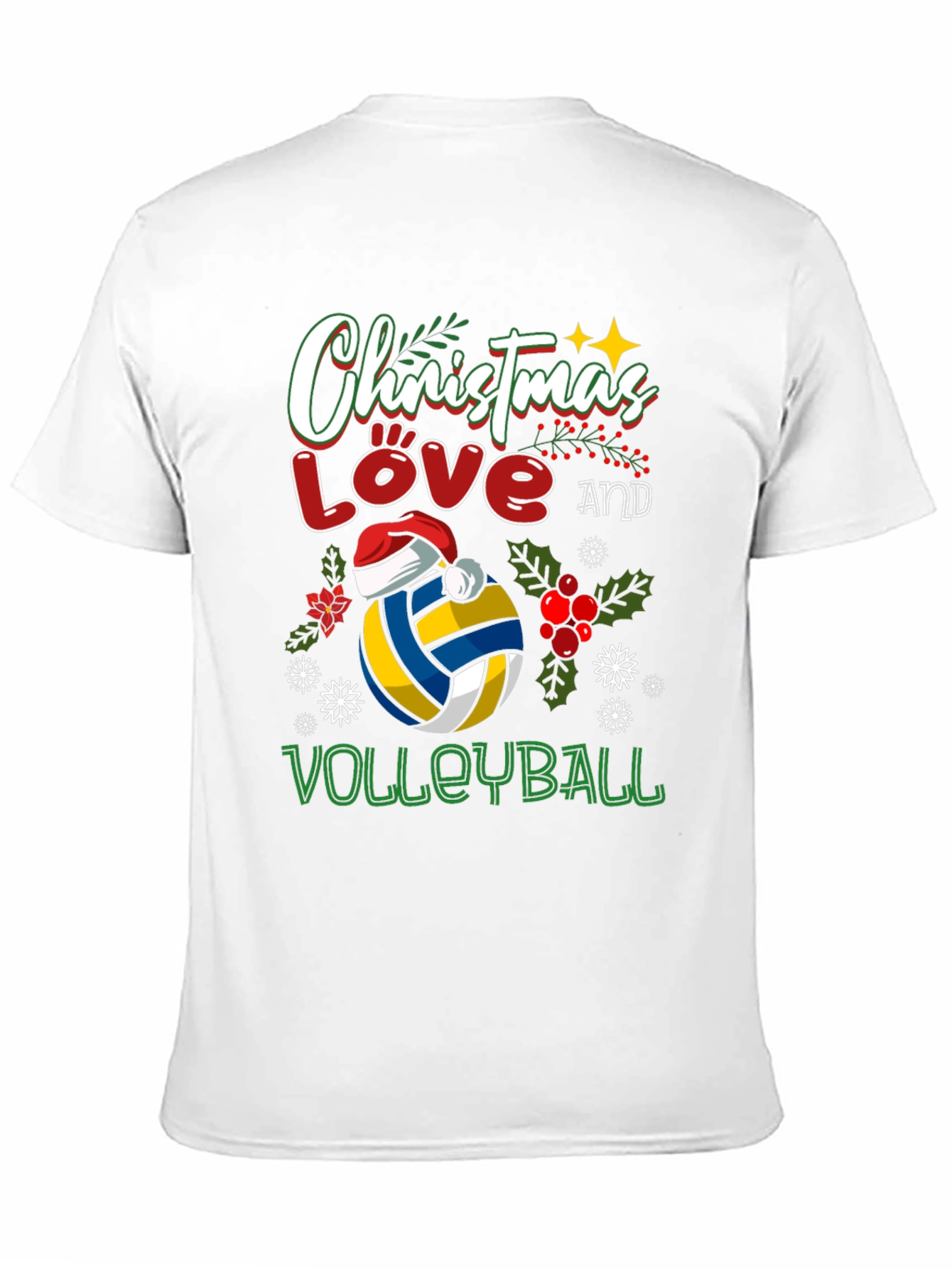 Christmas Love Volleyball T-Shirt