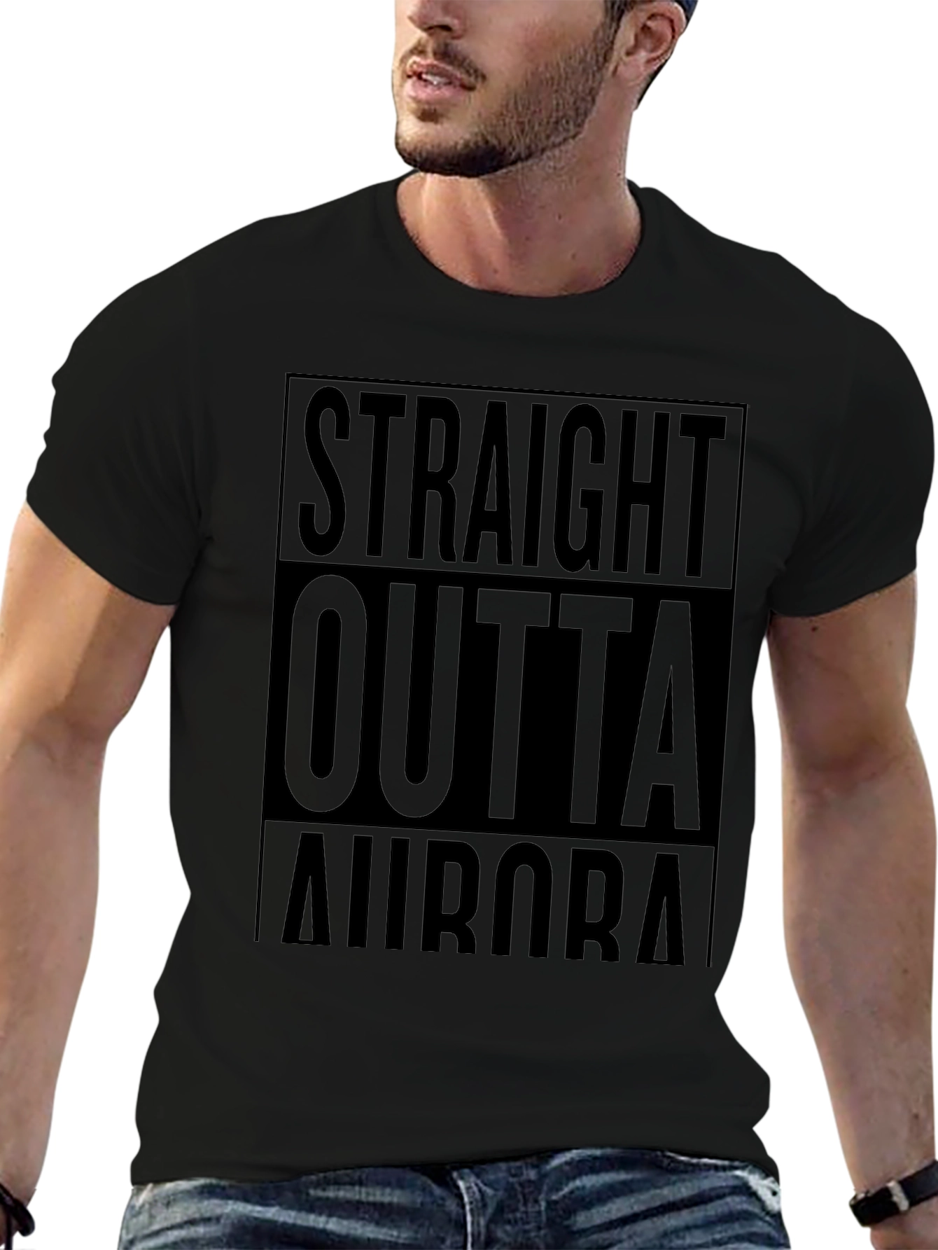 Straight Outta Aurora Graphic T-Shirt