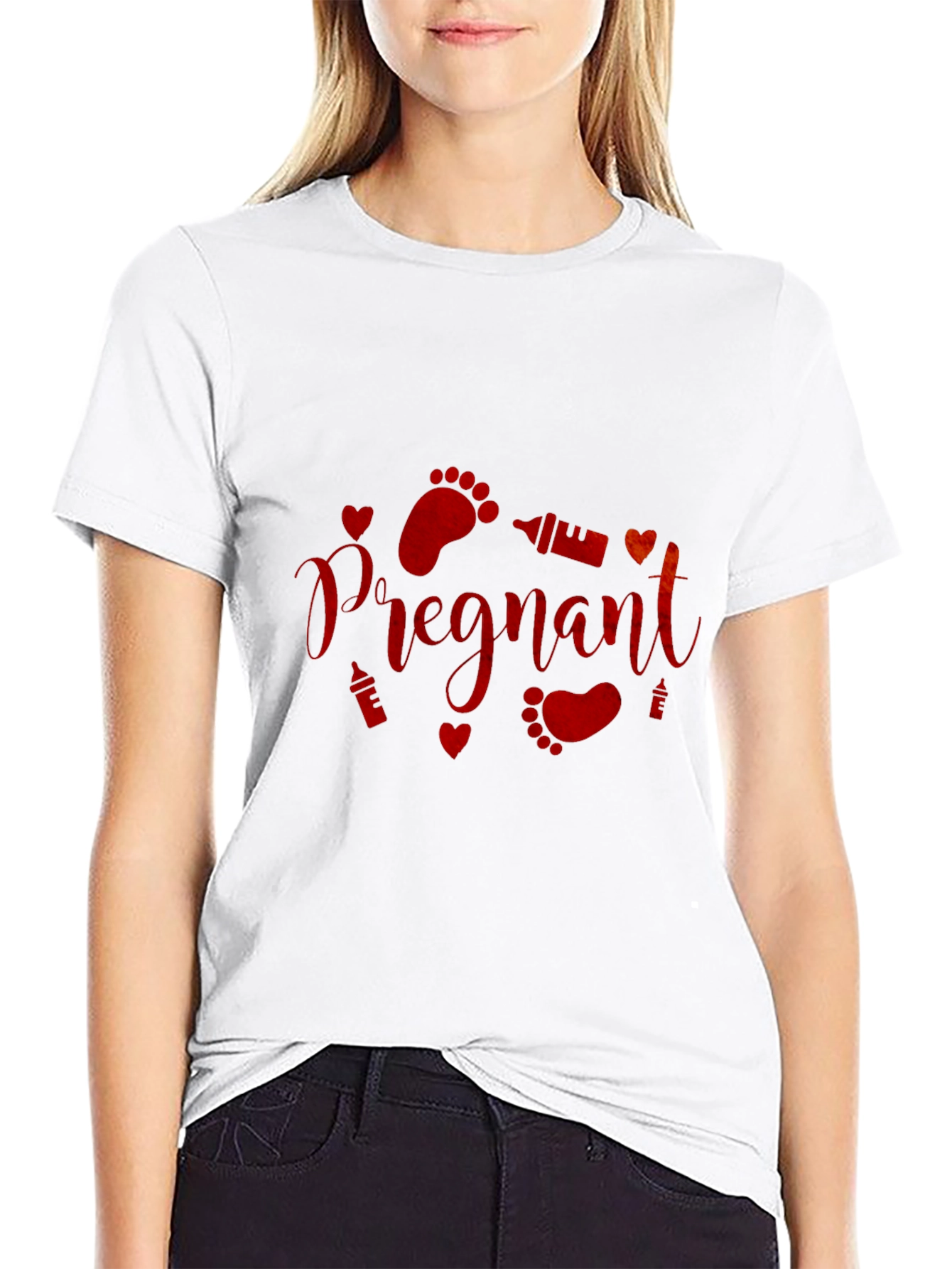 Pregnant Graphic Tee - Baby Shower Gift