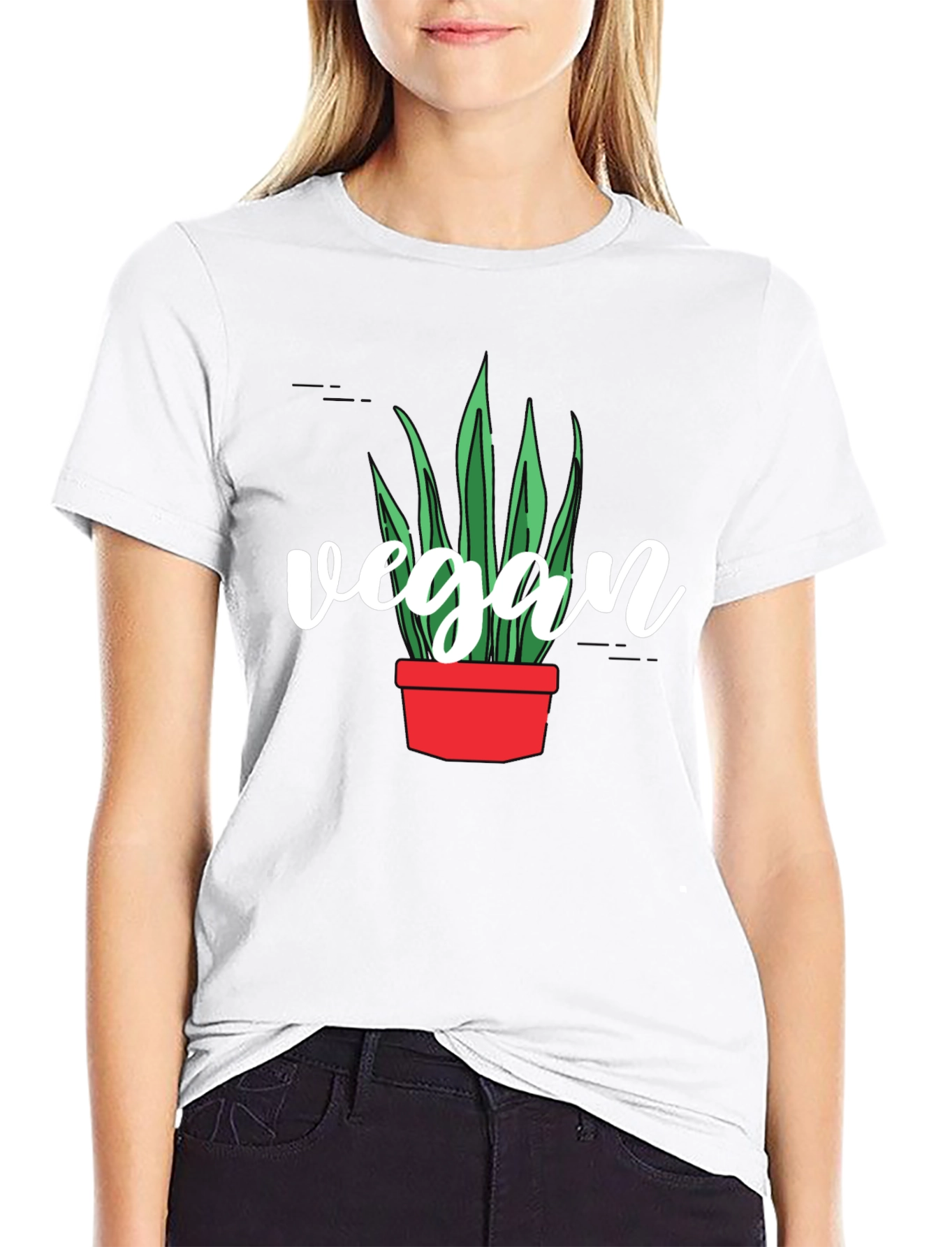 Vegan Plant T-Shirt - Eco-Friendly Fashion