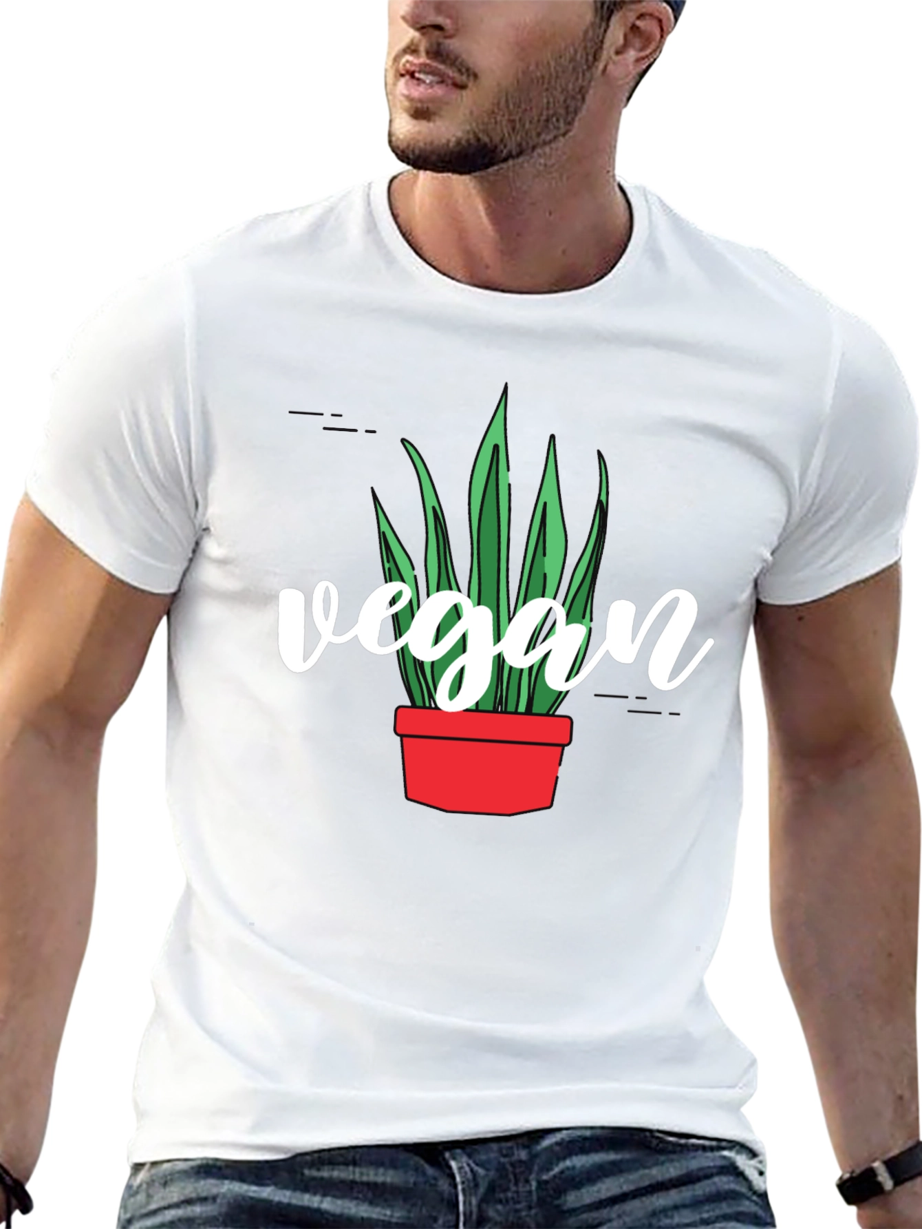 Vegan Plant T-Shirt - Eco-Friendly Fashion
