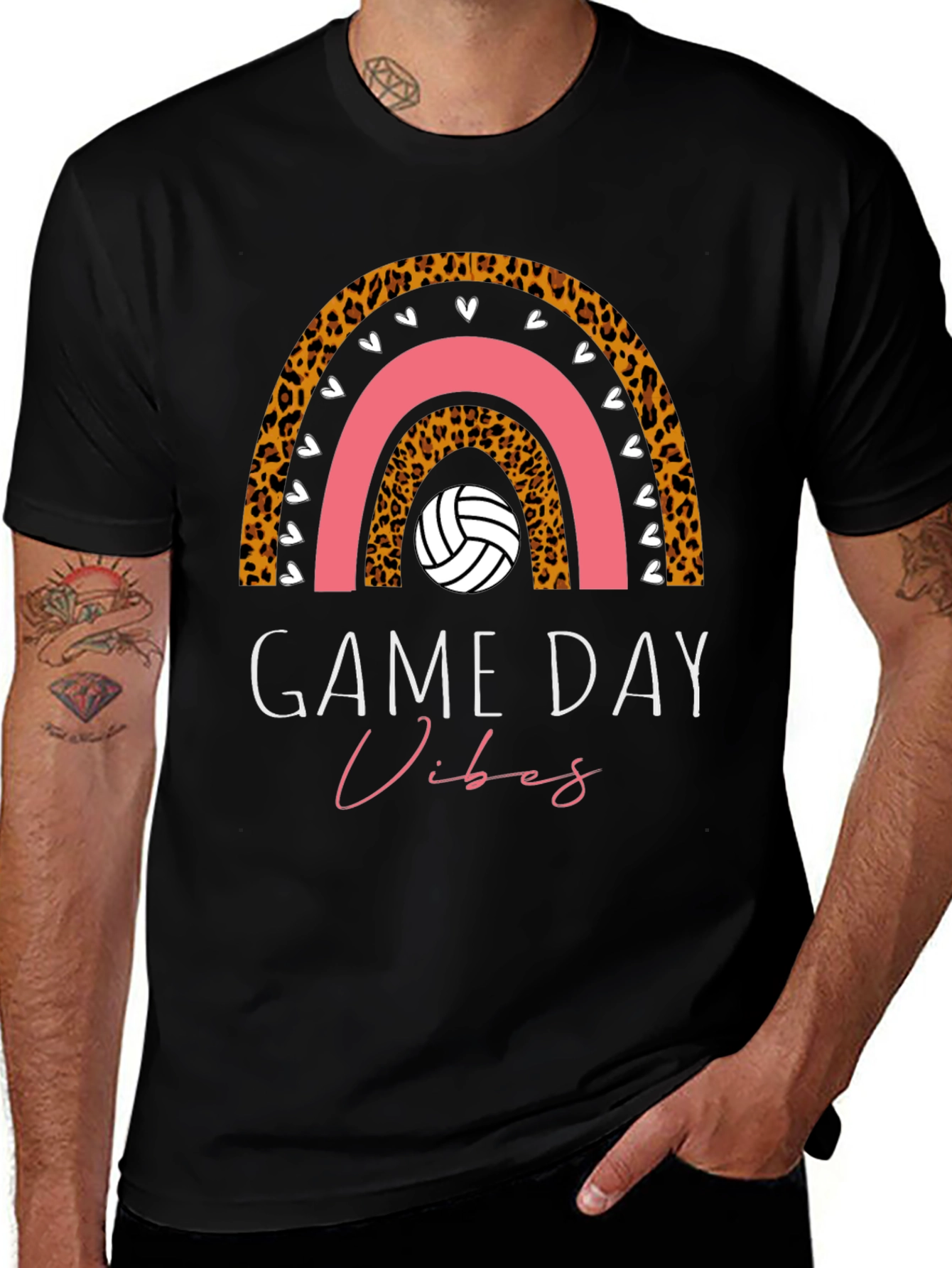 Game Day Vibes Volleyball Graphic Tee