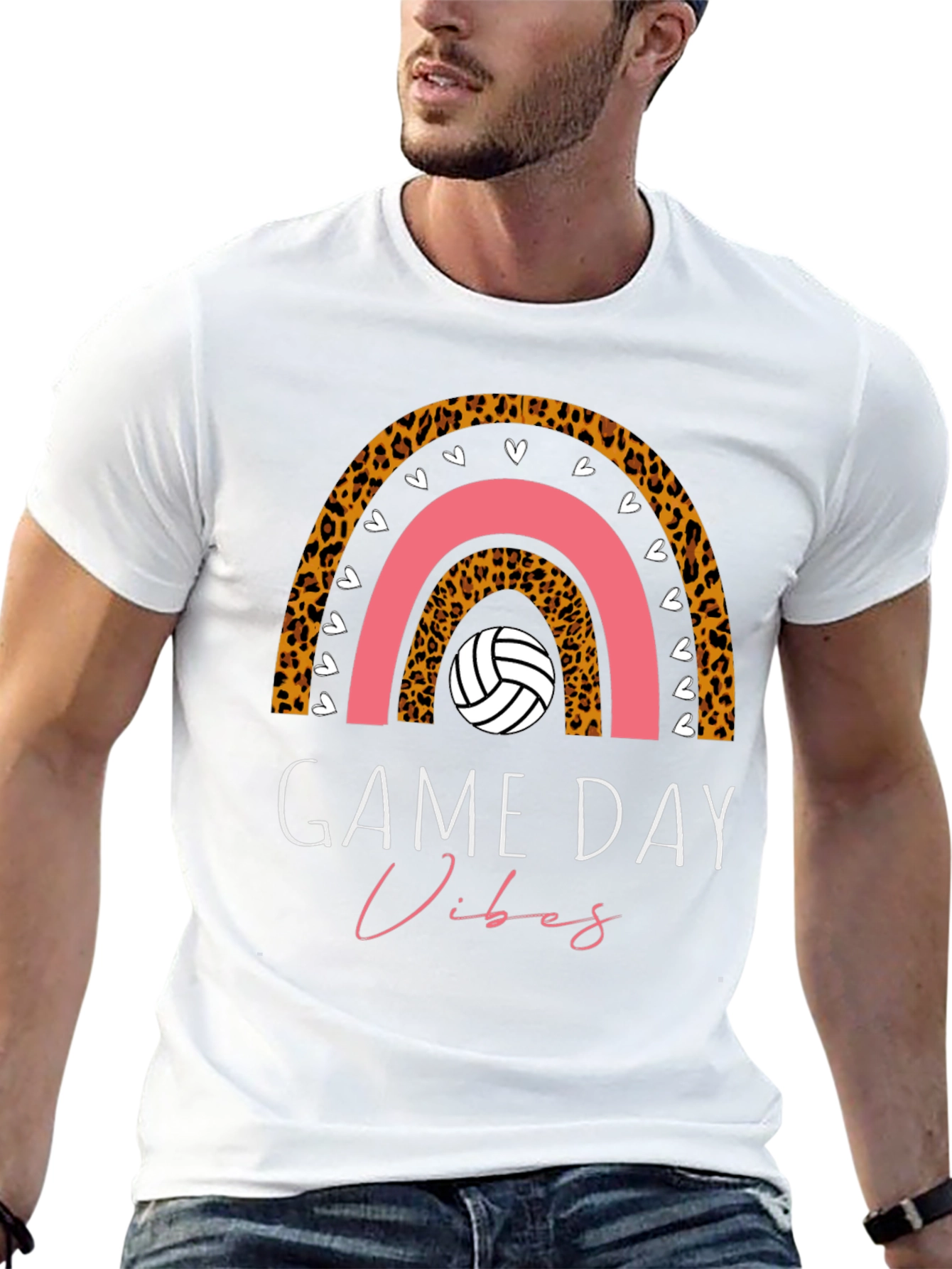Game Day Vibes Volleyball Graphic Tee