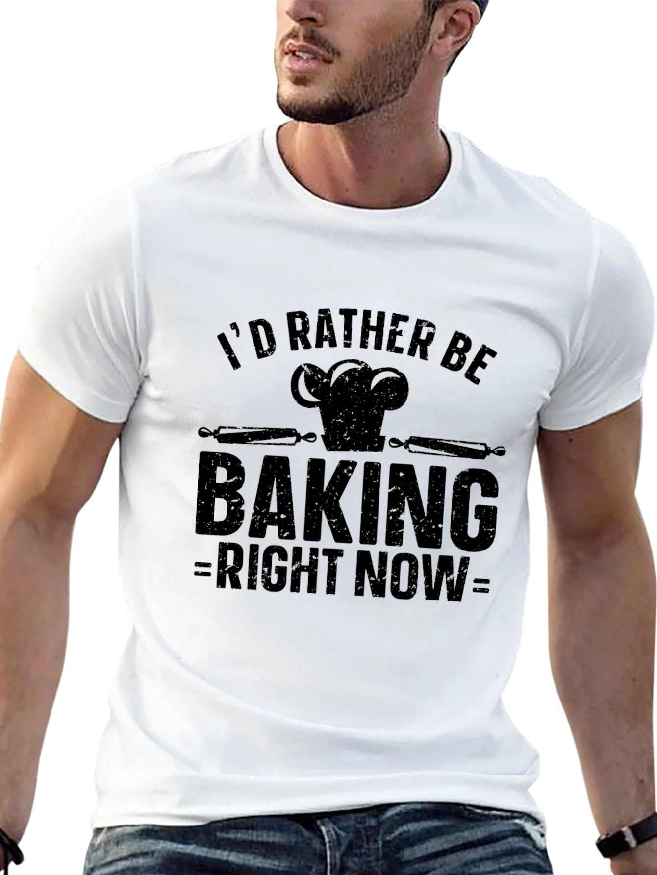 Baking T-Shirt - Id Rather Be Baking Funny Tee