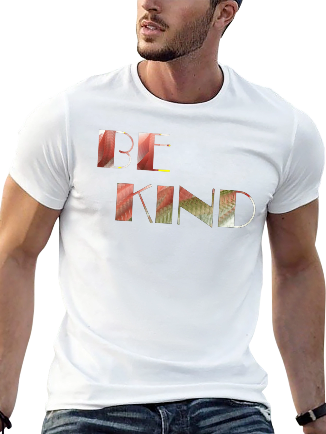 Be Kind Graphic Tee - Black Cotton Casual Shirt