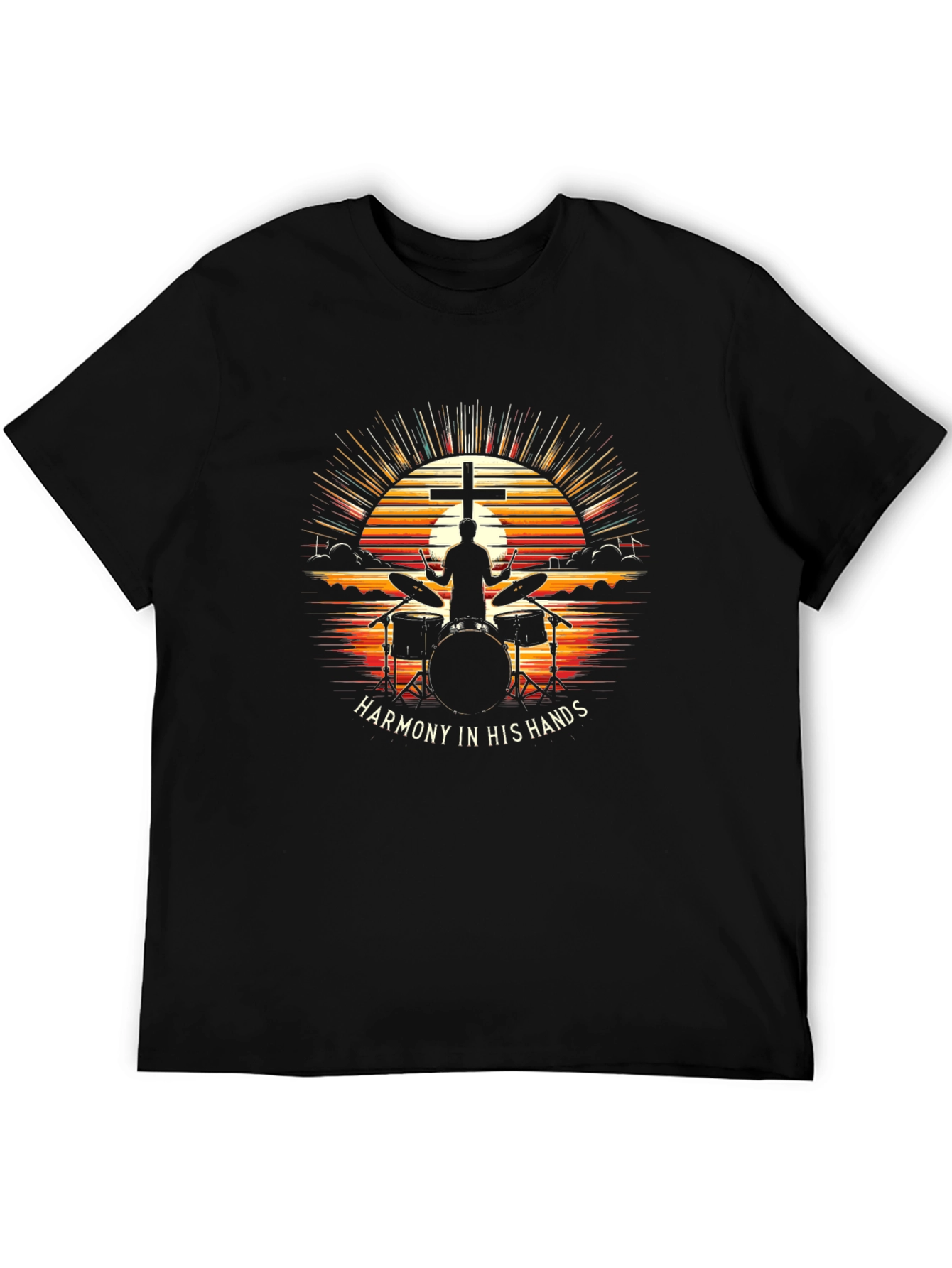 Harmony Hands Drummer Christian T-Shirt