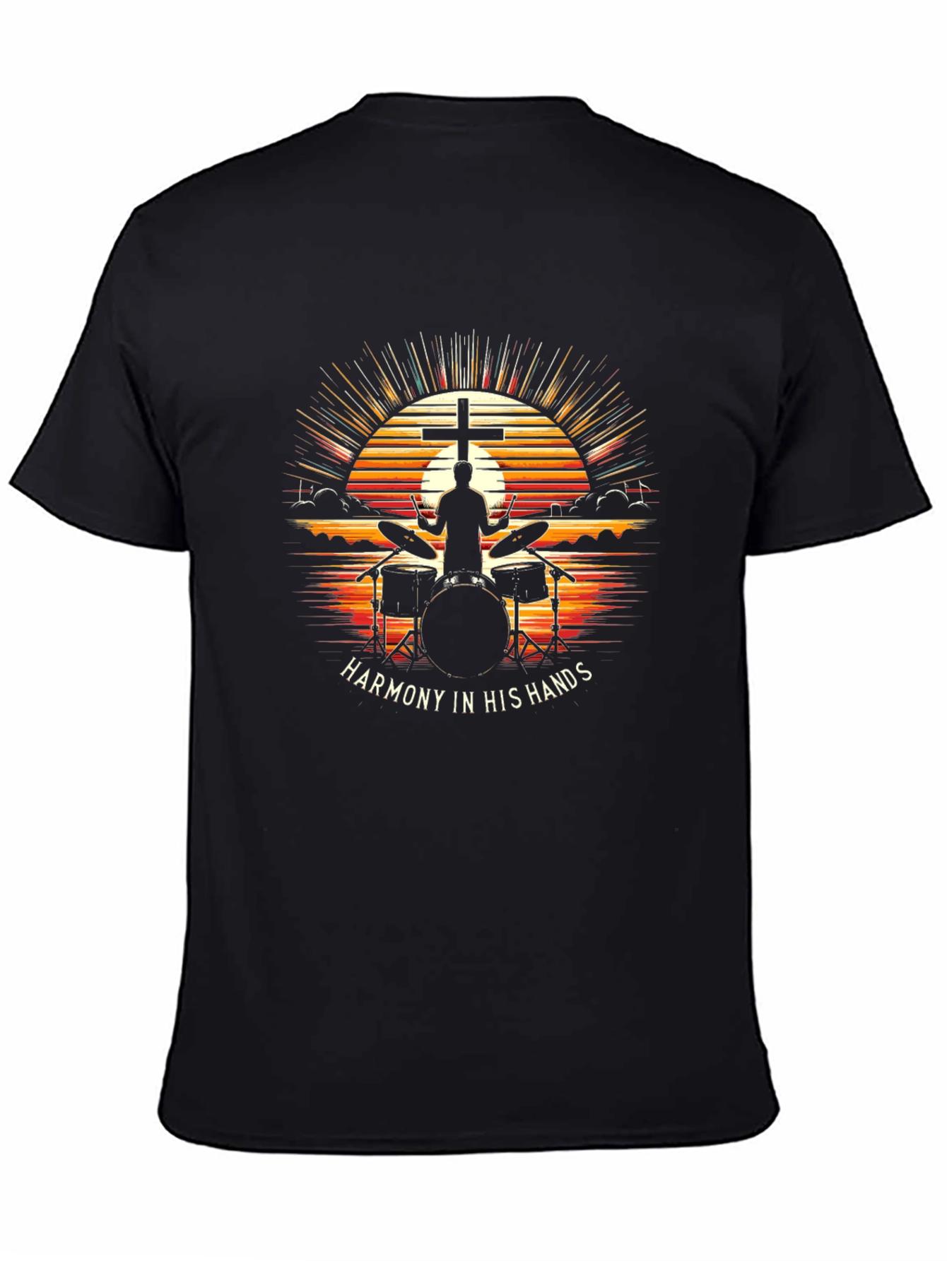 Harmony Hands Drummer Christian T-Shirt