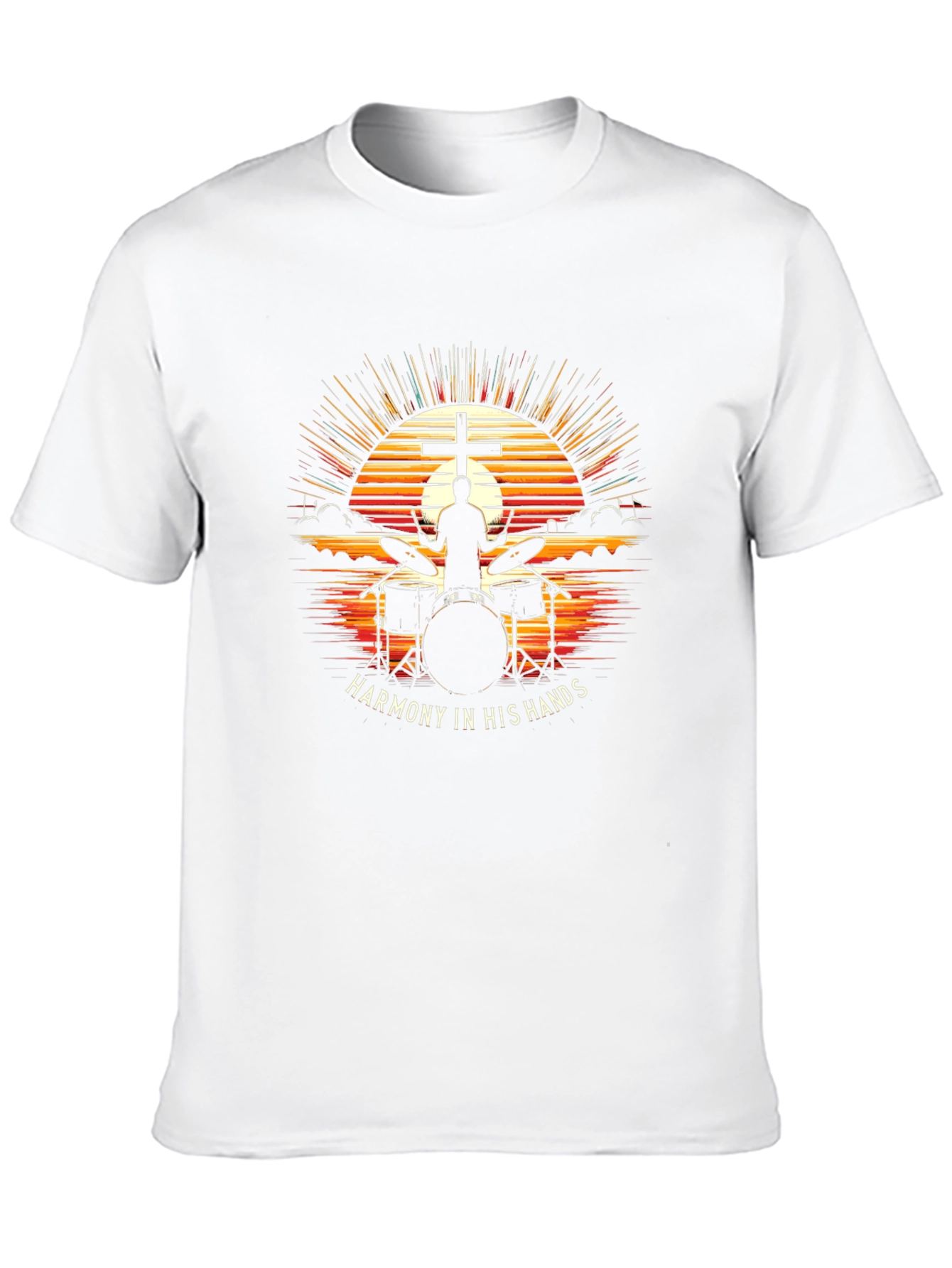 Harmony Hands Drummer Christian T-Shirt