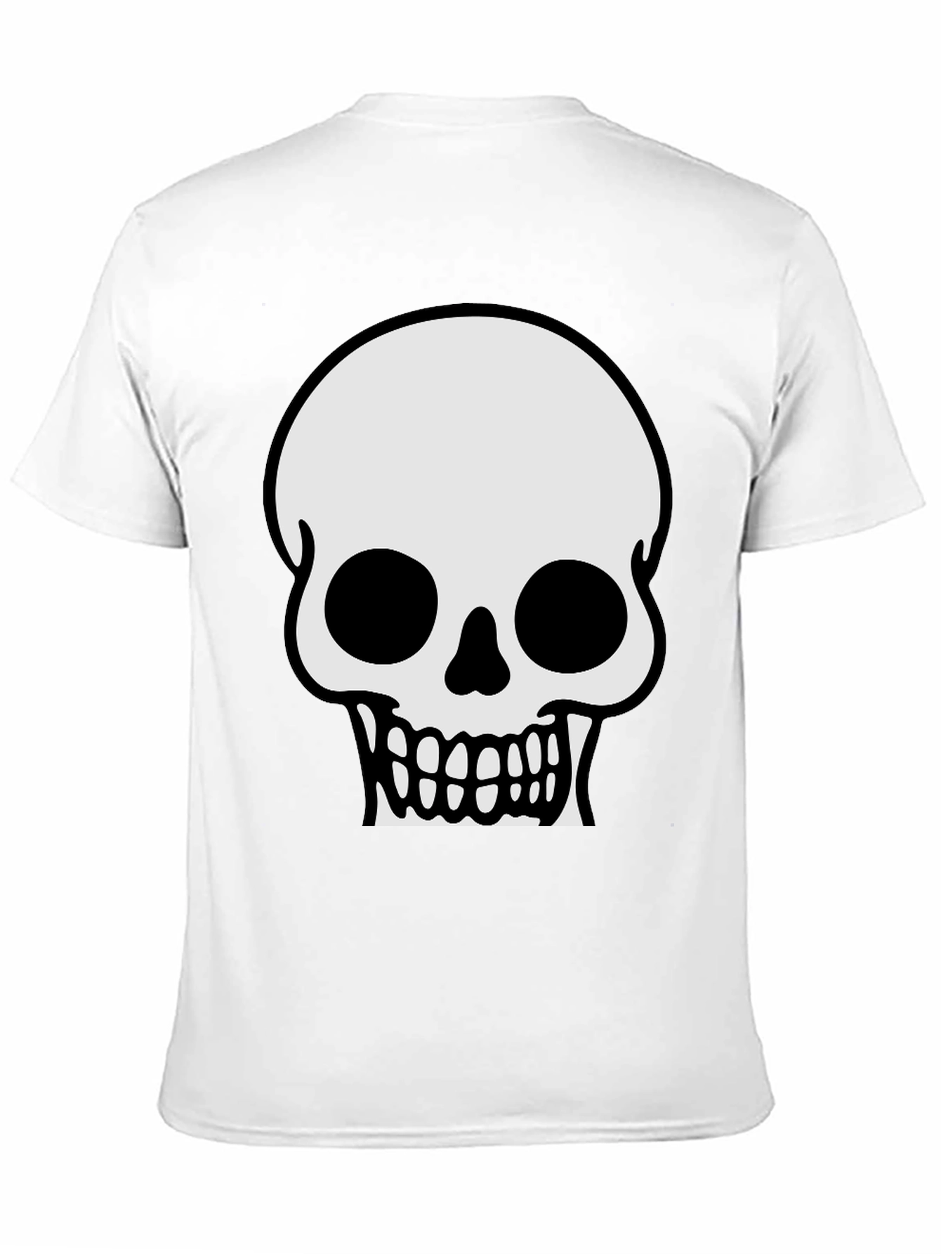 Skull Graphic T-Shirt - Classic Halloween Tee