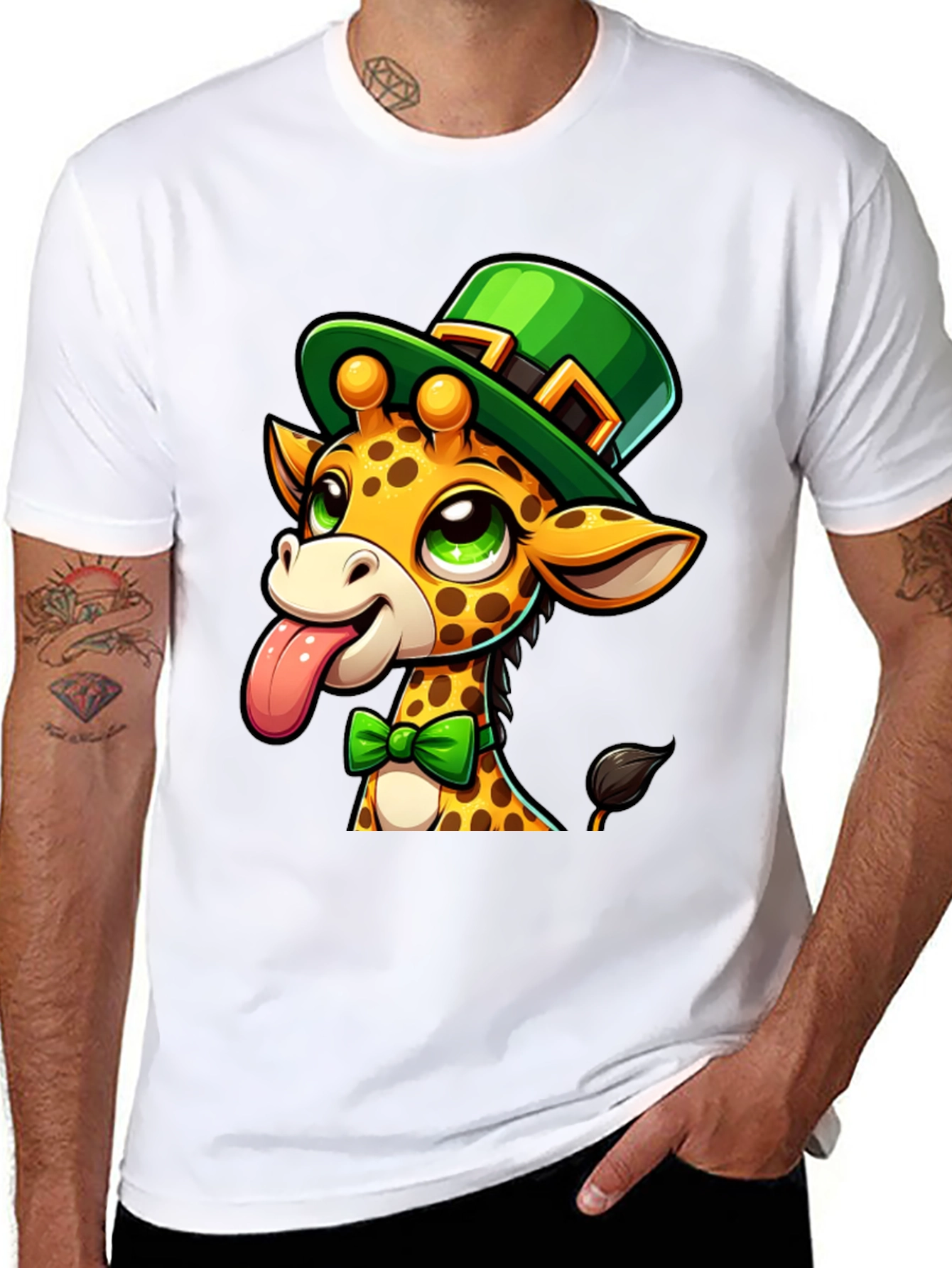 St. Patricks Day Giraffe T-Shirt