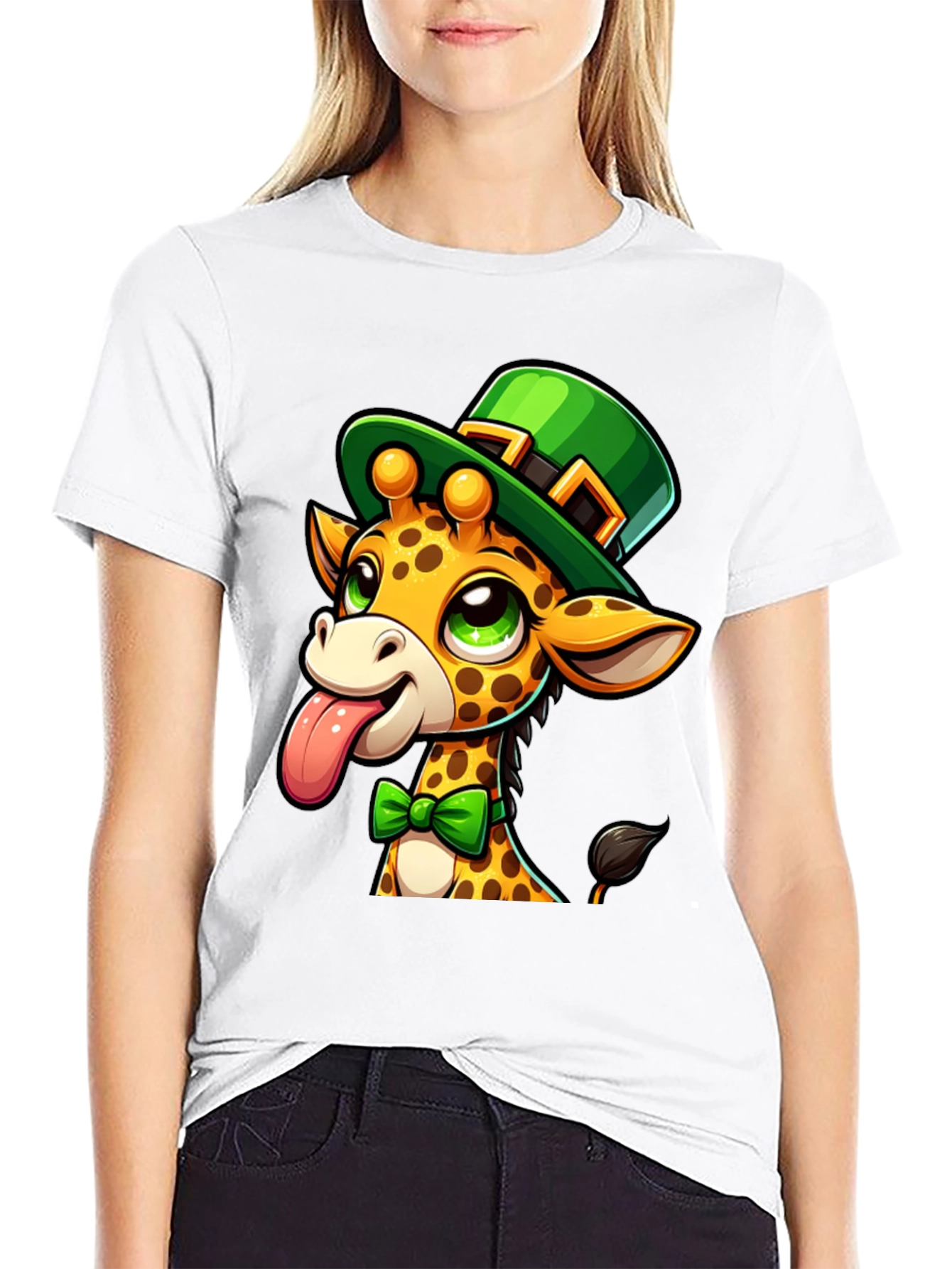 St. Patricks Day Giraffe T-Shirt
