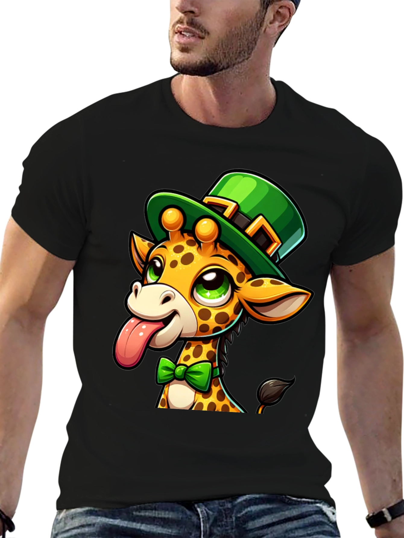 St. Patricks Day Giraffe T-Shirt