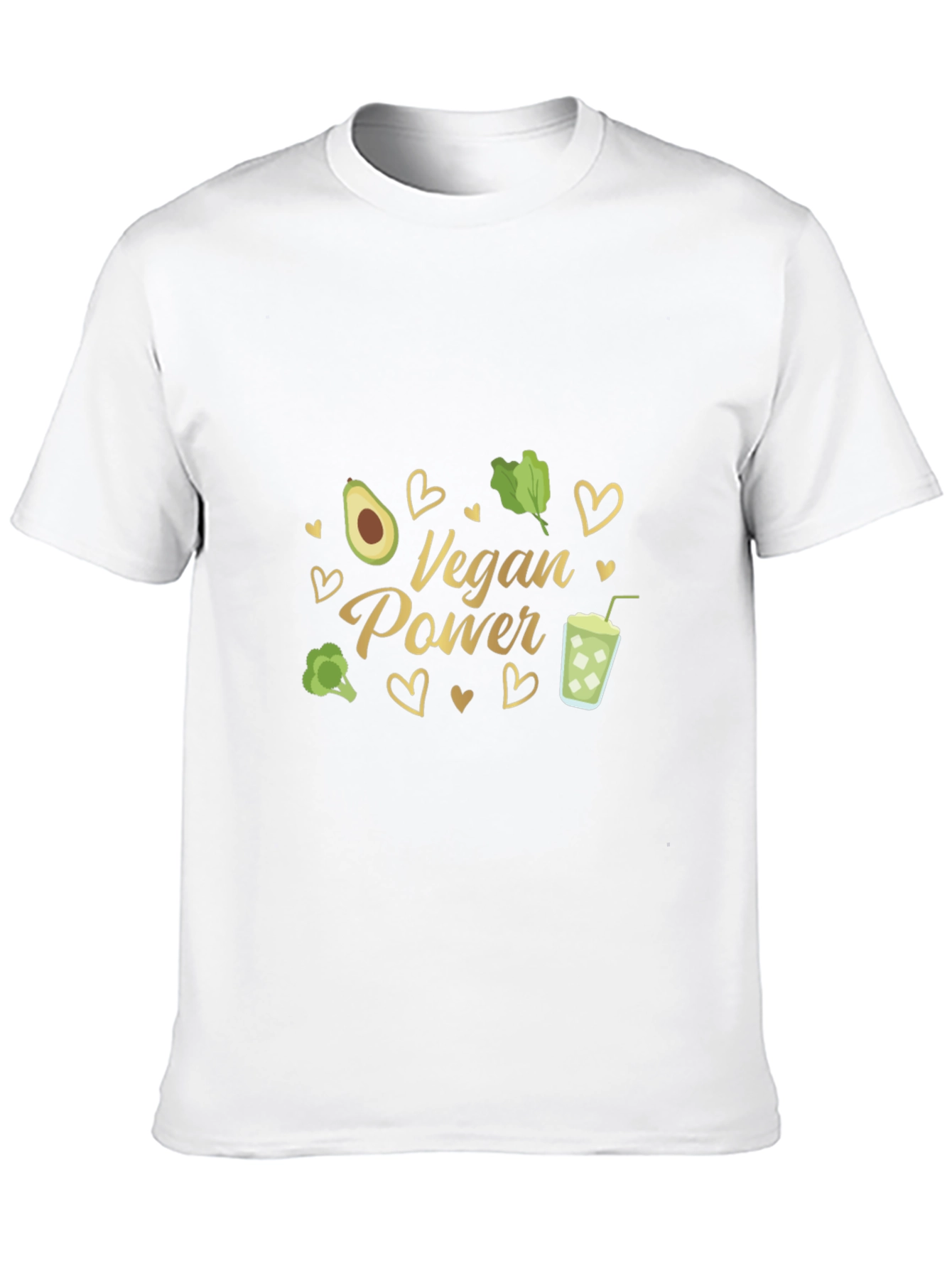 Vegan Power Graphic T-Shirt - Black