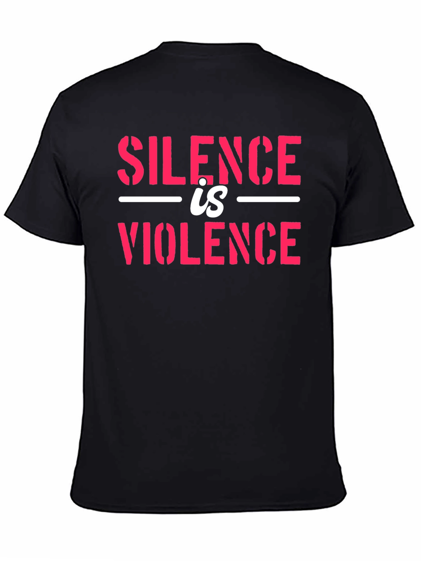 Silence is Violence Graphic Tee - Black