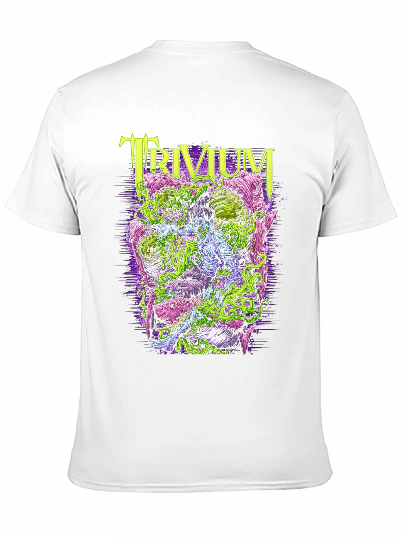 Trivium Band Graphic Print Black T-Shirt