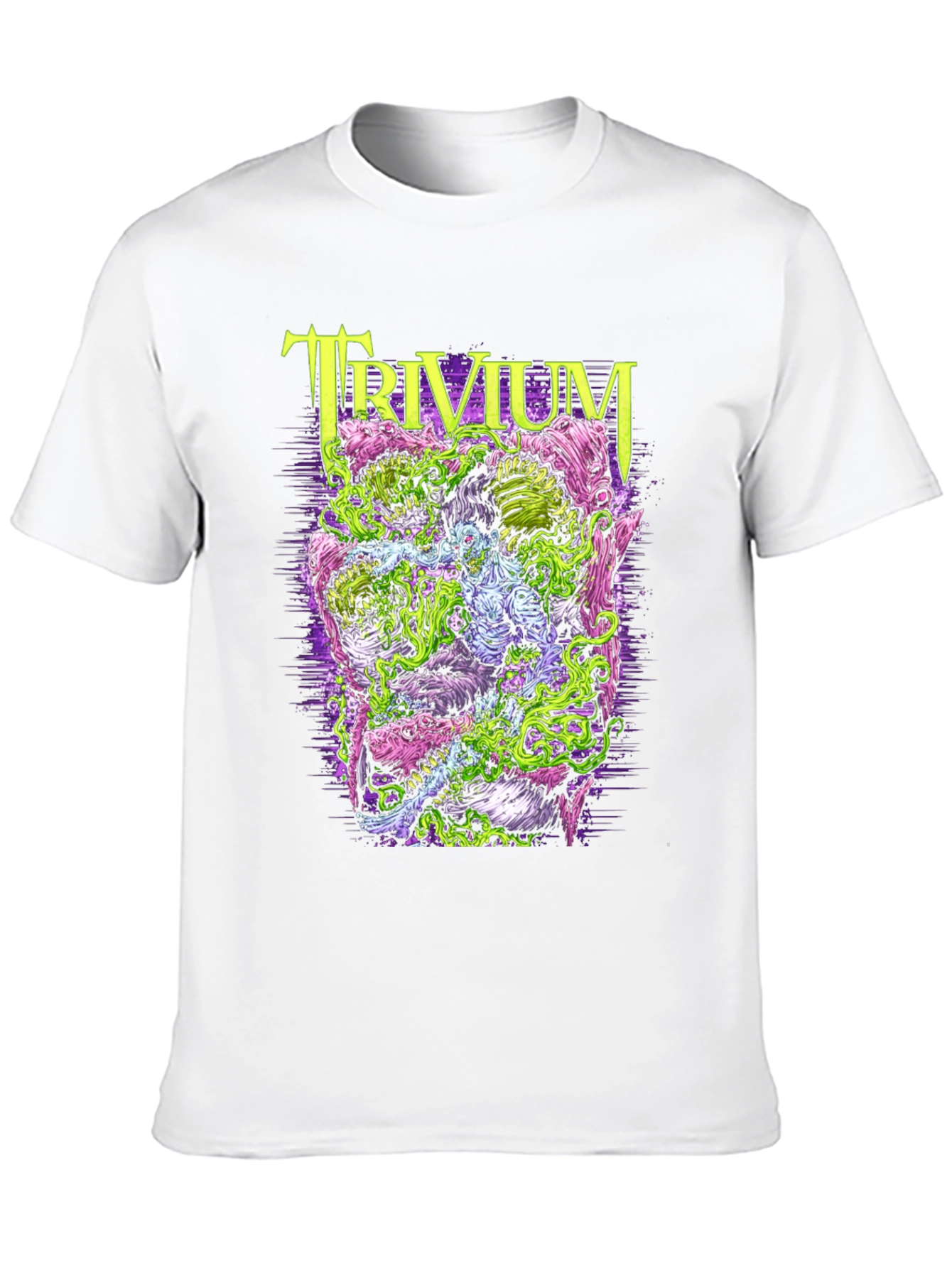 Trivium Band Graphic Print Black T-Shirt