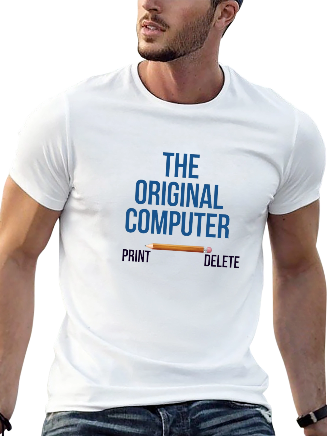 Original Computer T-Shirt - Print & Delete
