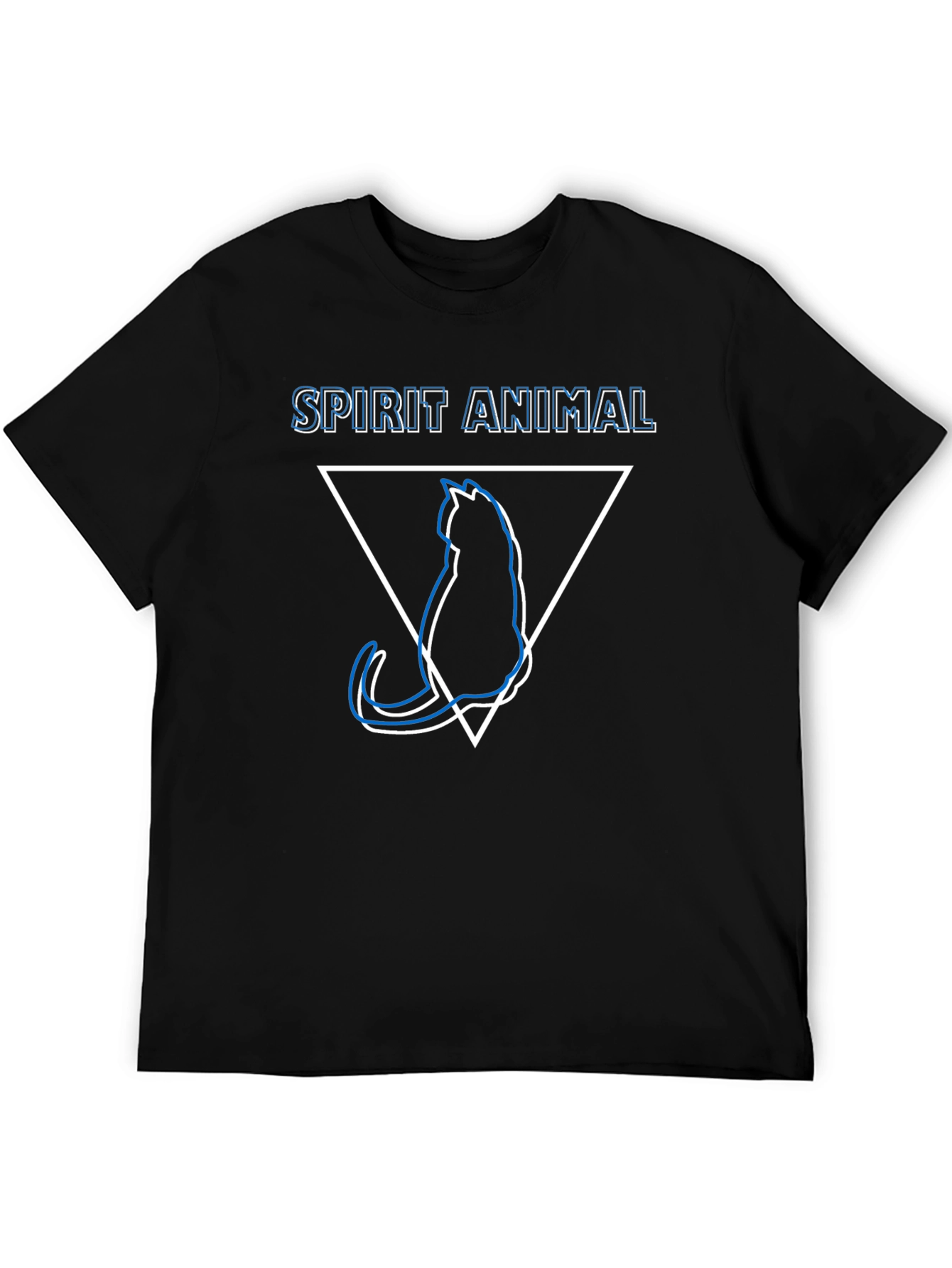 Spirit Animal Cat T-Shirt - Minimalist Design