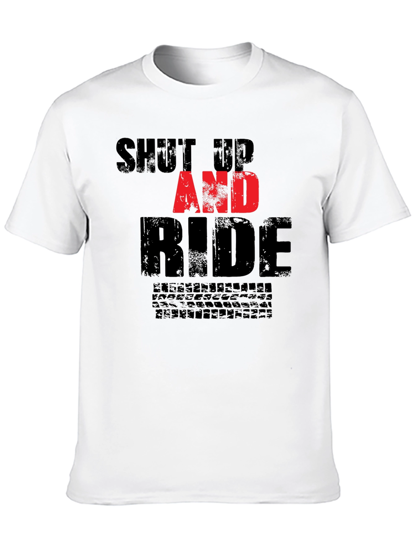 Shut Up and Ride Black Graphic Tee