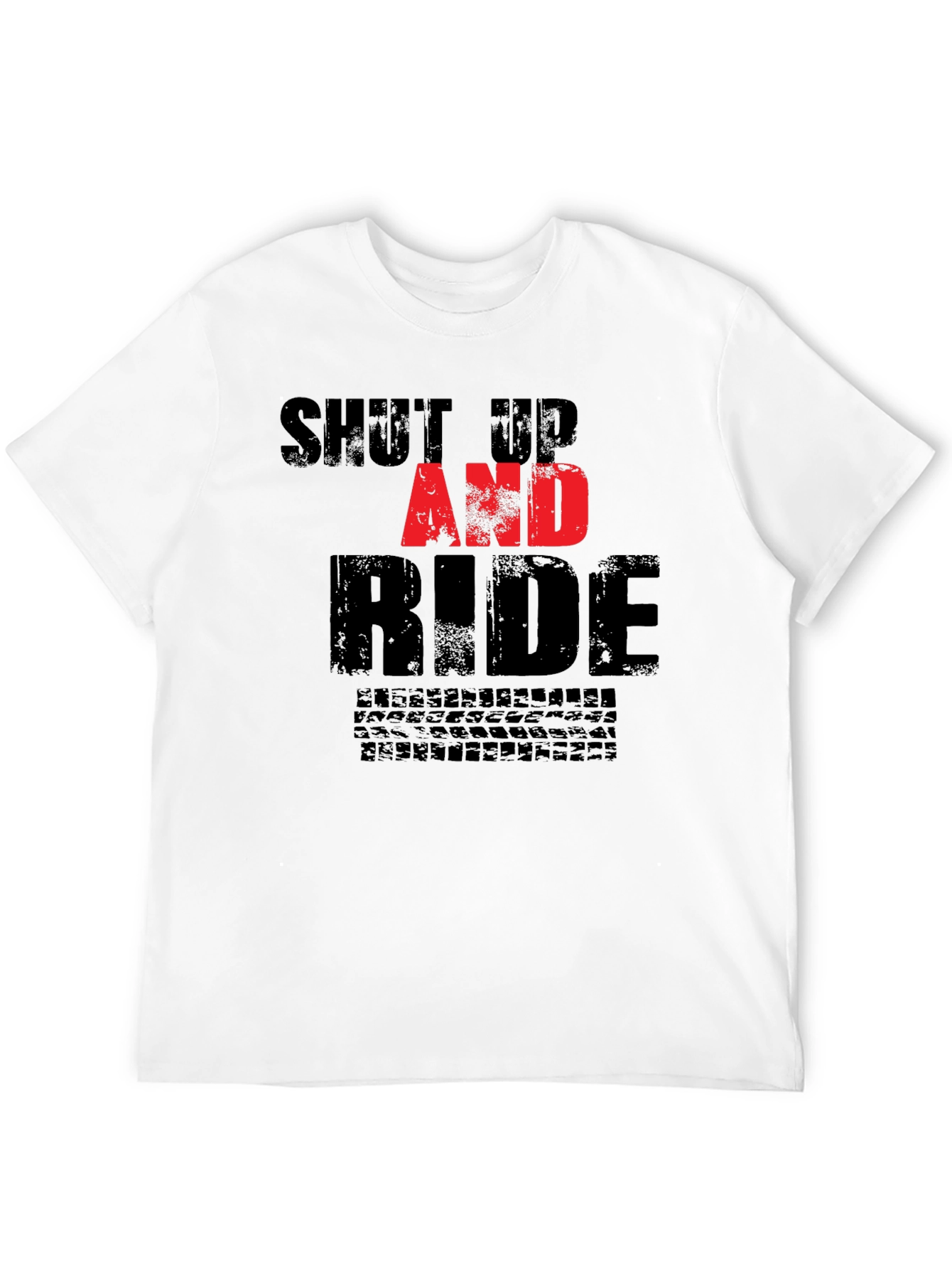Shut Up and Ride Black Graphic Tee