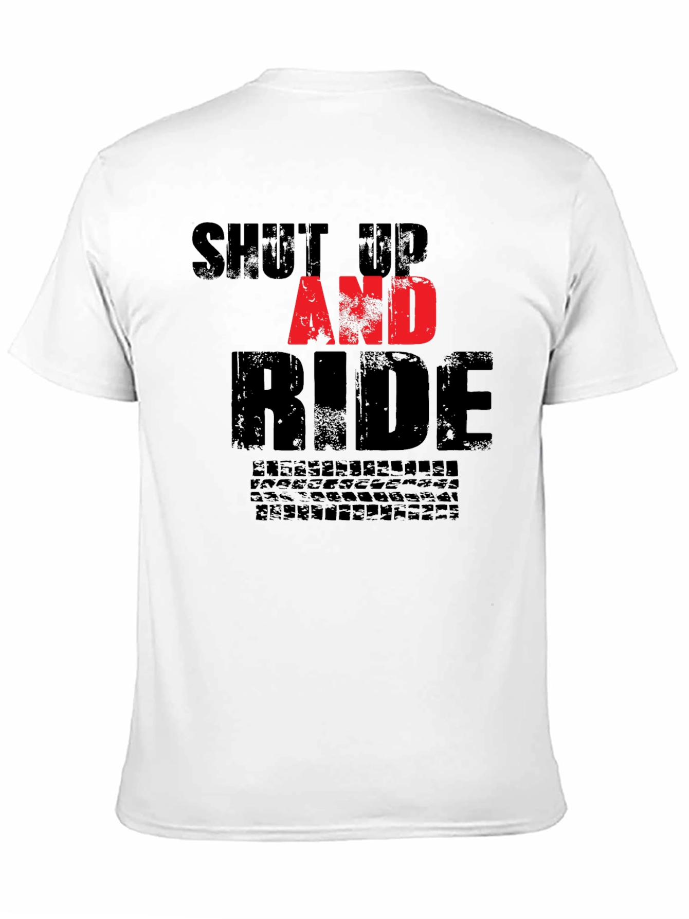 Shut Up and Ride Black Graphic Tee