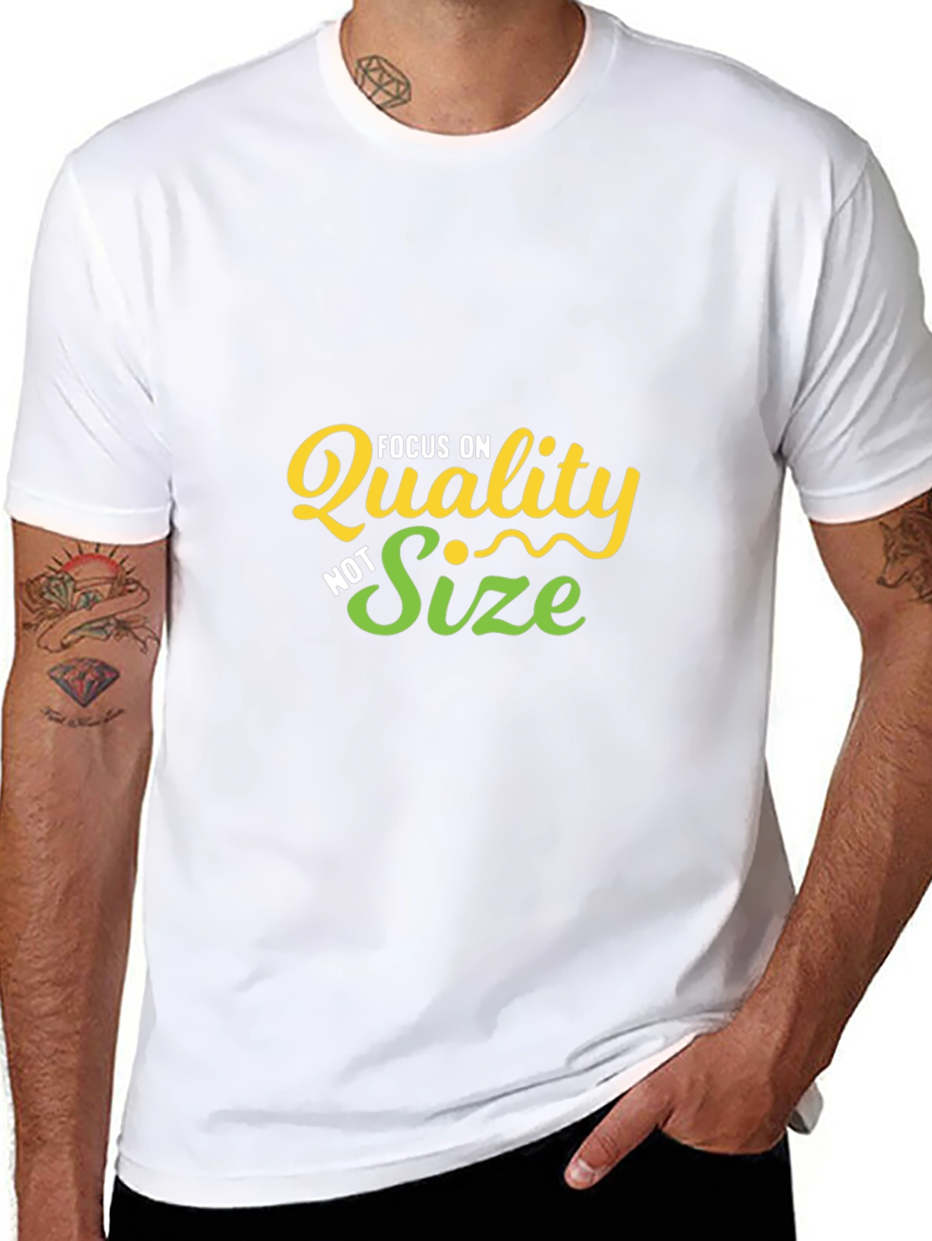 Focus on Quality Black T-Shirt