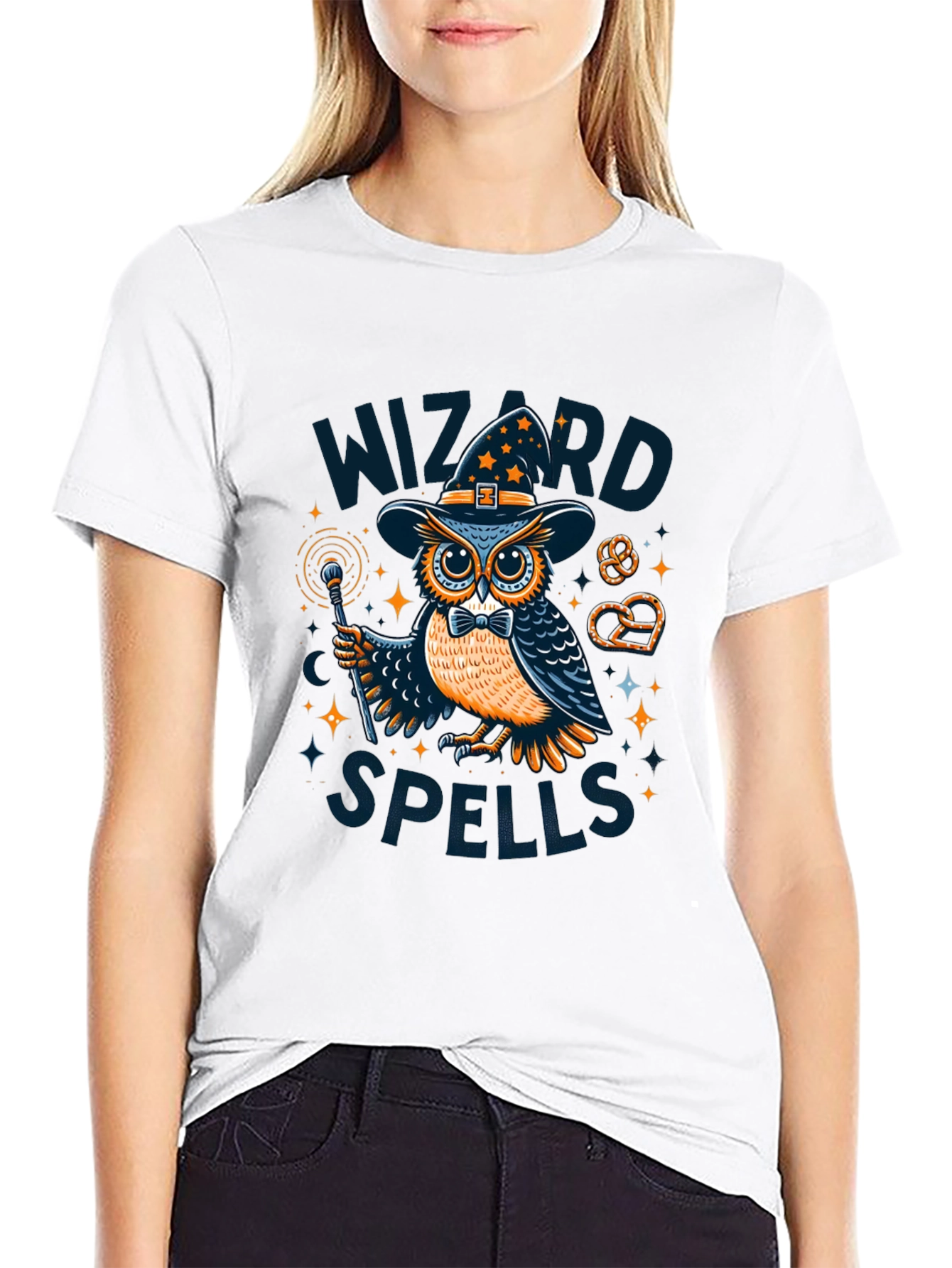 Wizard Owl T-Shirt - Spells & Magic