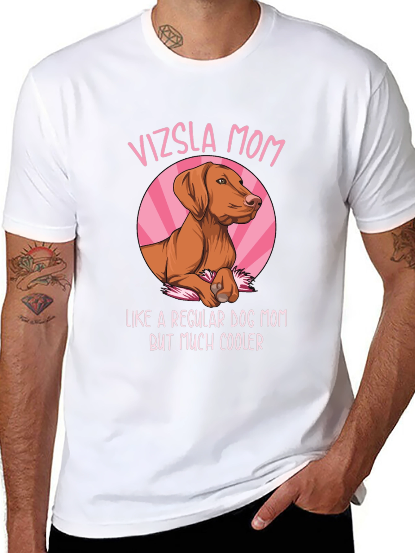 Vizsla Mom T-Shirt - Dog Lover Apparel