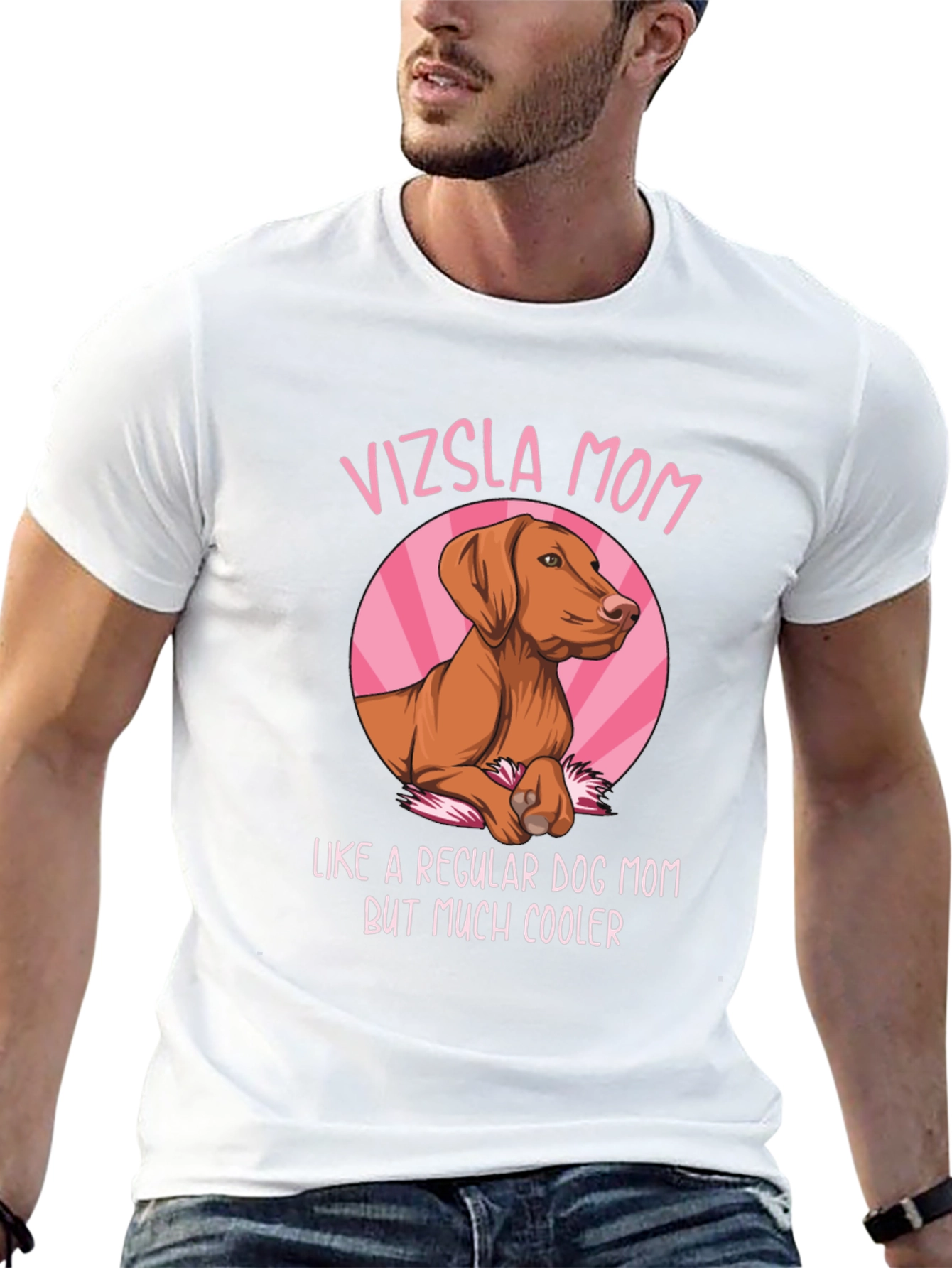 Vizsla Mom T-Shirt - Dog Lover Apparel