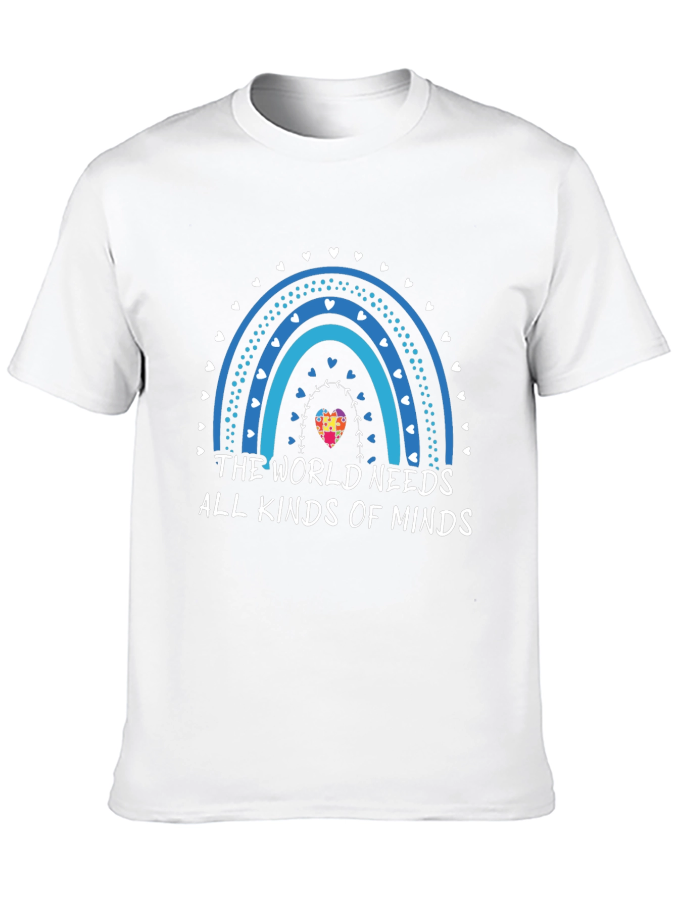Autism Awareness Rainbow Mind T-Shirt