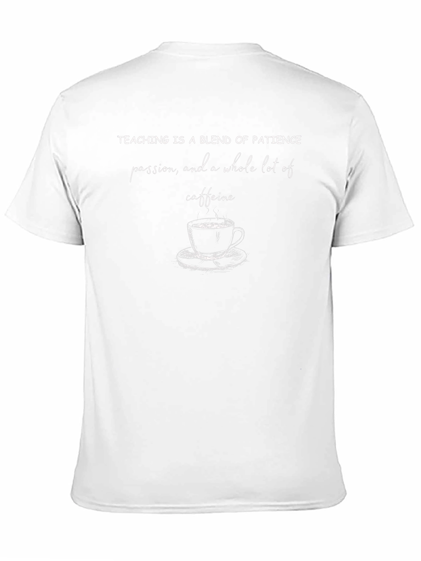Teacher Caffeine Blend Graphic T-Shirt