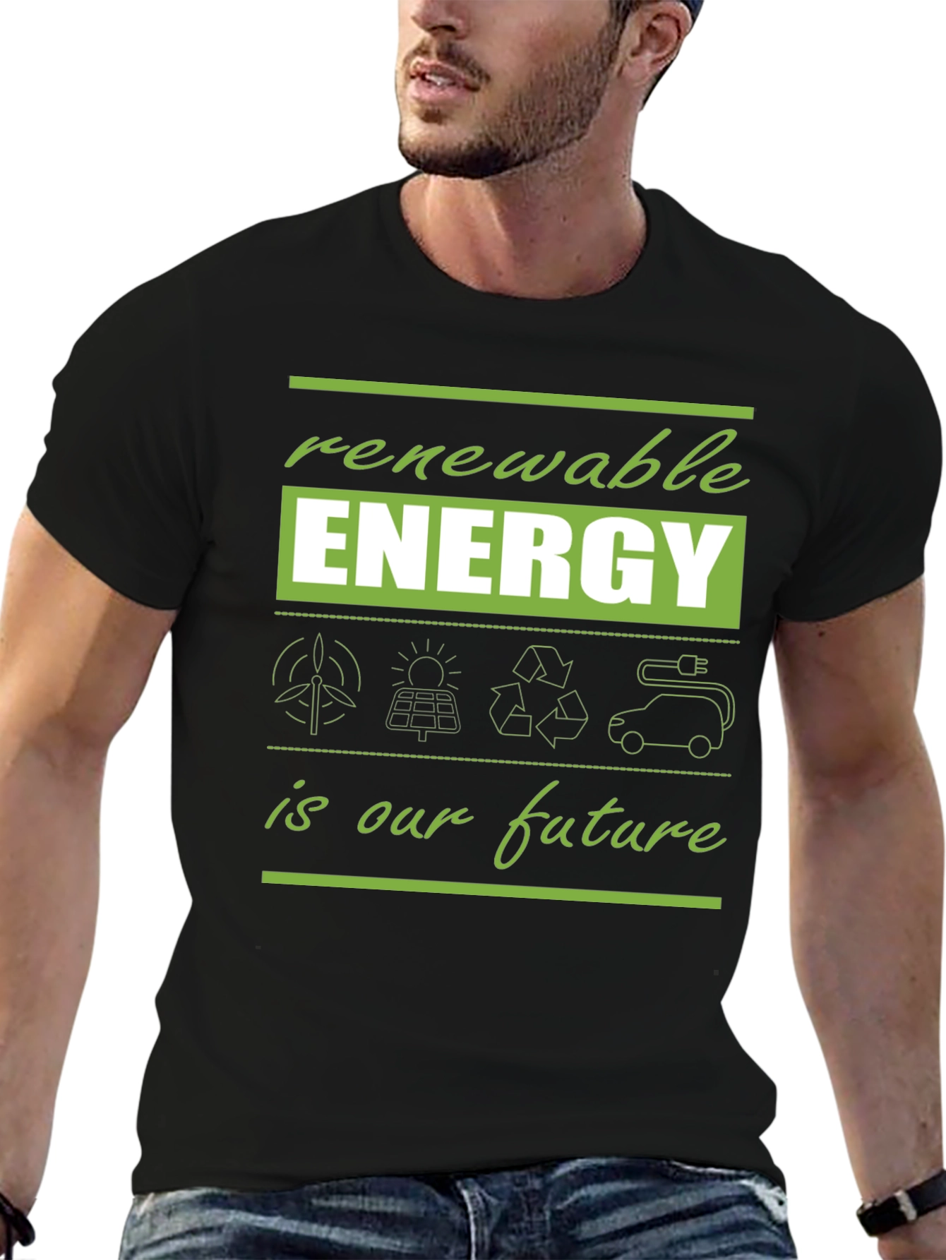 Renewable Energy T-Shirt - Future Eco-Friendly Tee