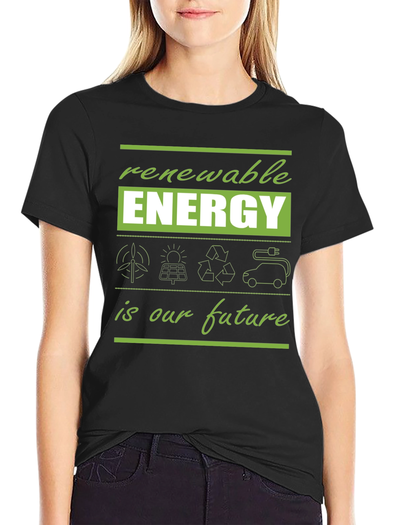 Renewable Energy T-Shirt - Future Eco-Friendly Tee