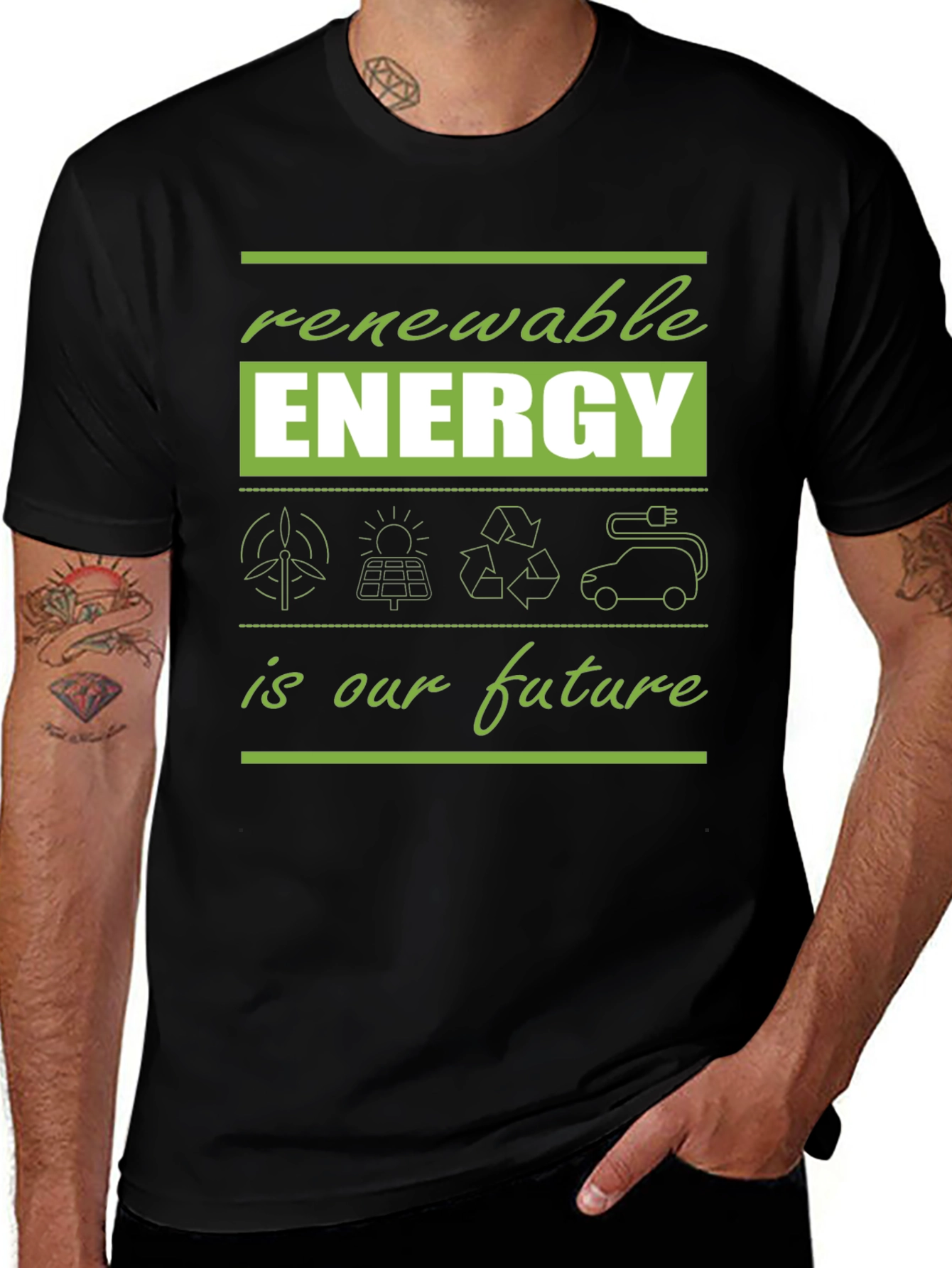 Renewable Energy T-Shirt - Future Eco-Friendly Tee