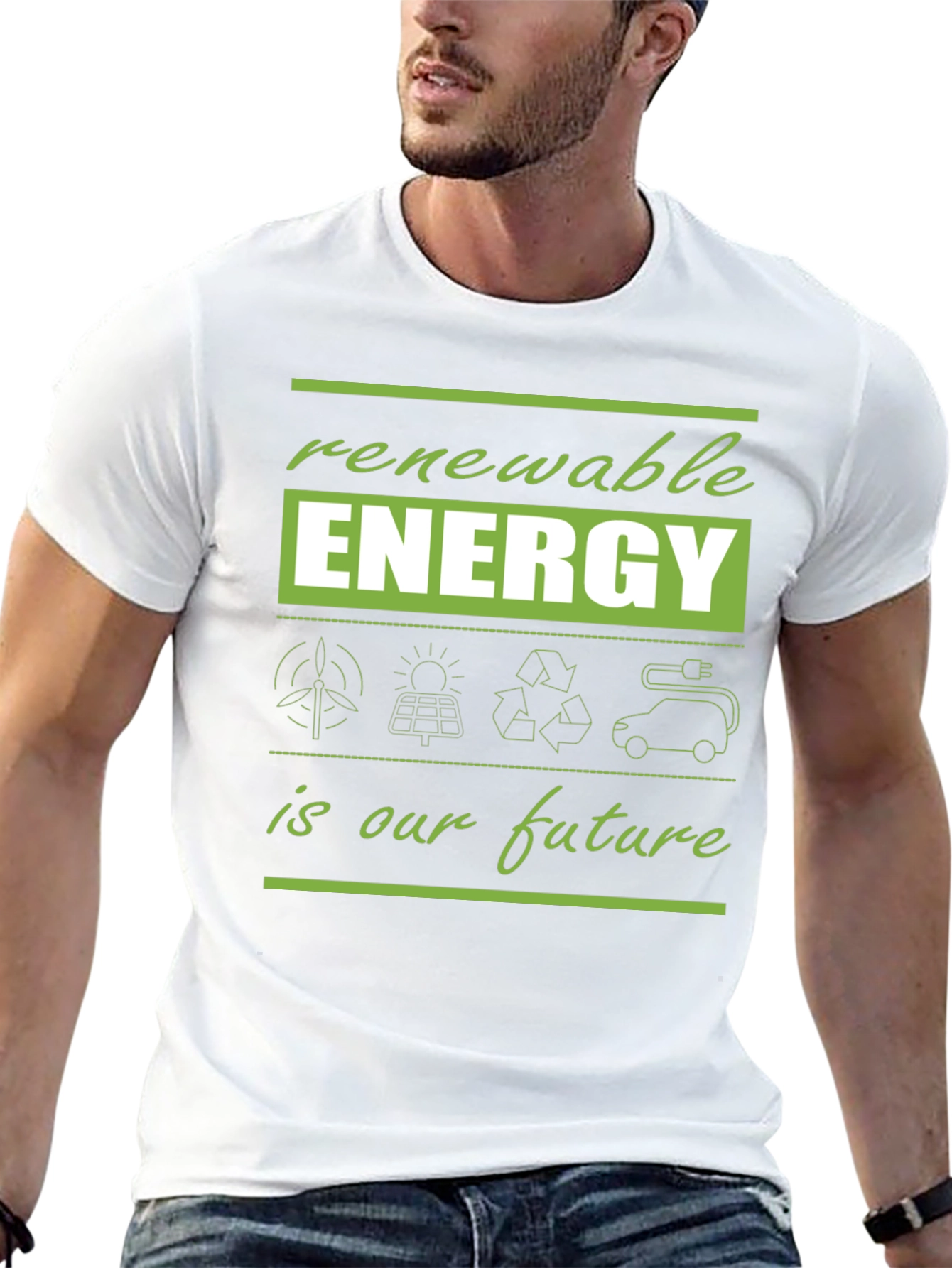 Renewable Energy T-Shirt - Future Eco-Friendly Tee