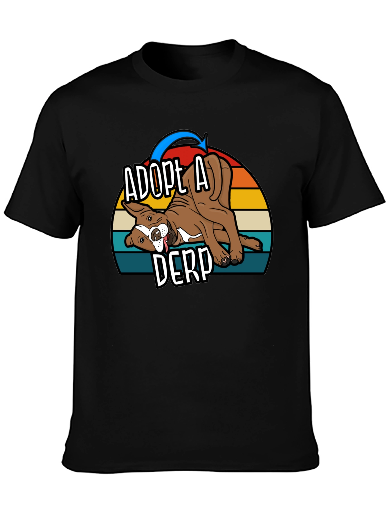 Adopt A Derp Dog Graphic T-Shirt