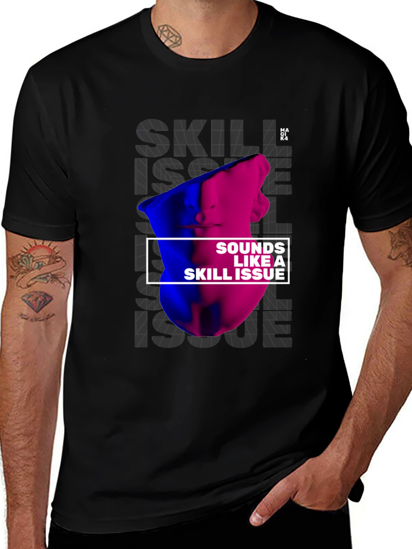 Skill Issue Graphic Tee - Modern Streetwear Style