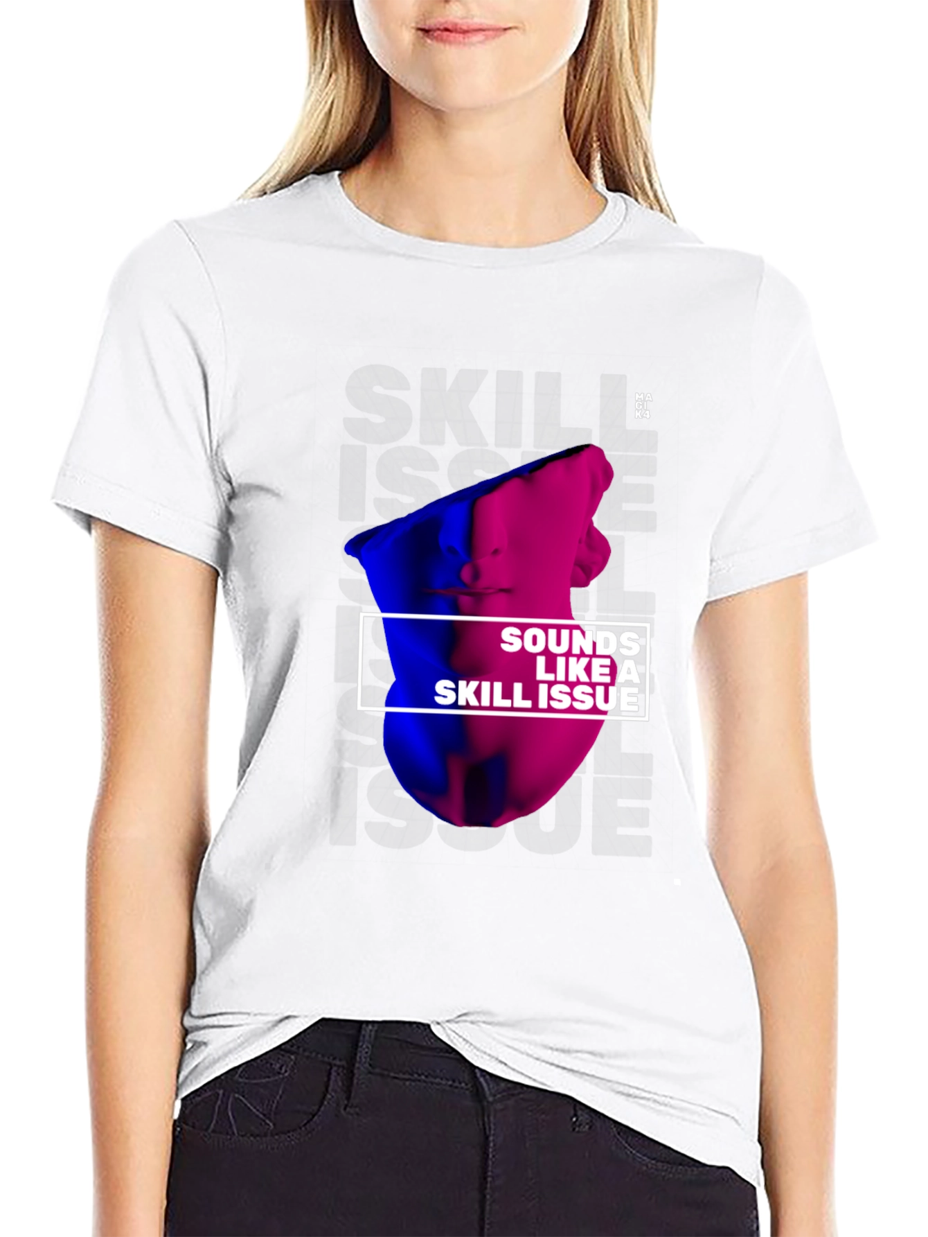 Skill Issue Graphic Tee - Modern Streetwear Style