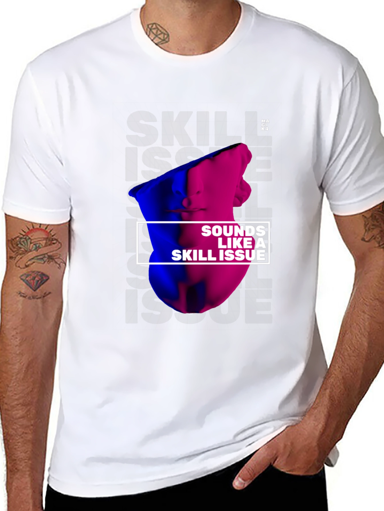 Skill Issue Graphic Tee - Modern Streetwear Style