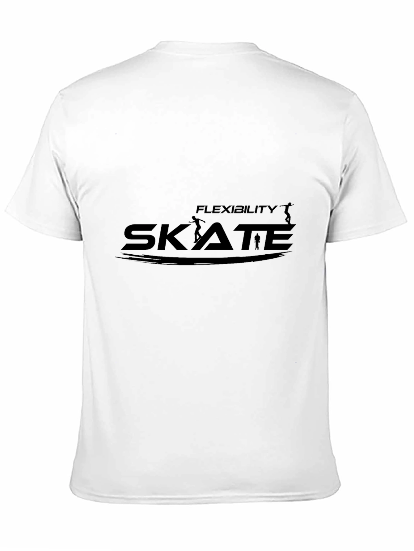 Skateboarding Flexibility Black T-Shirt